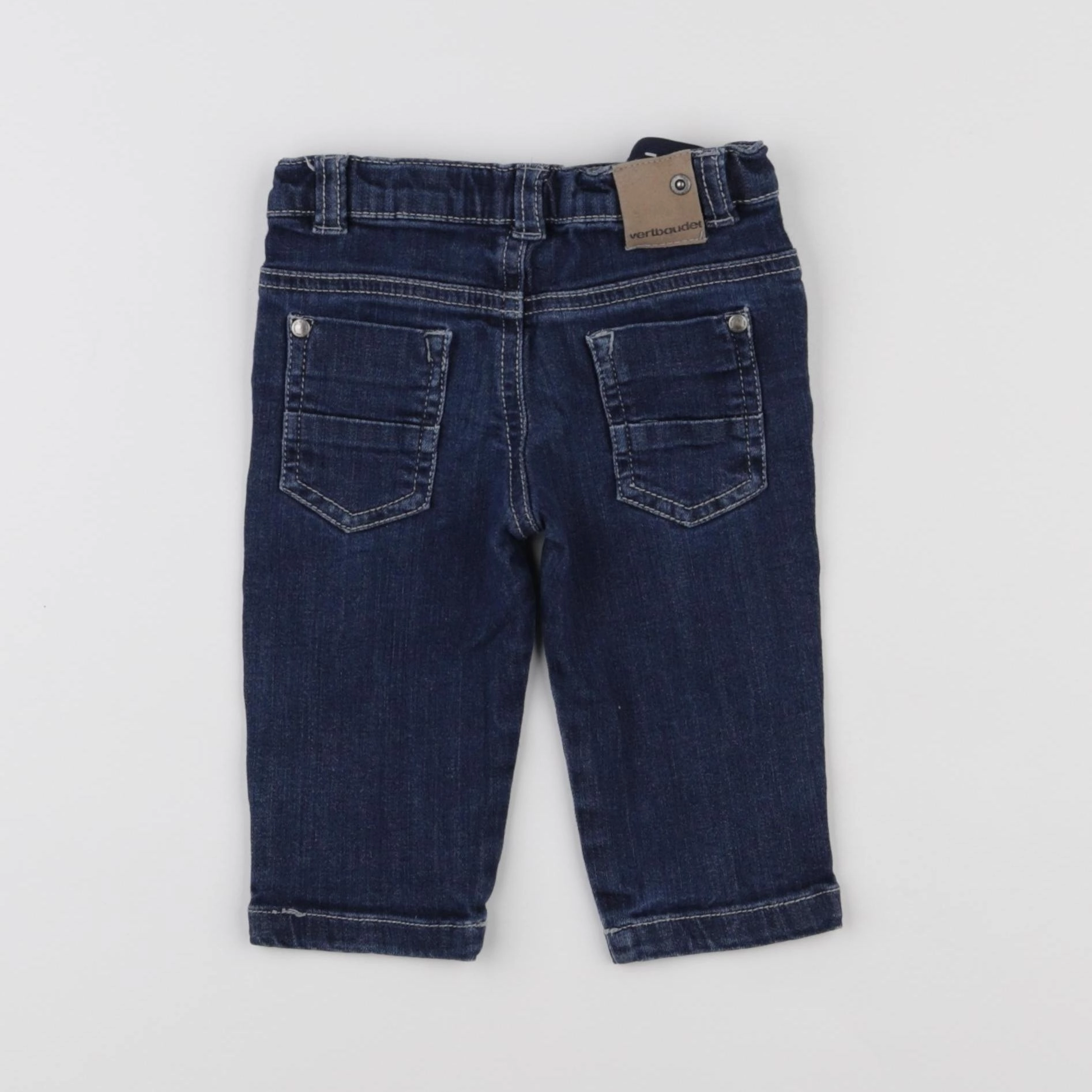 Vertbaudet - short bleu - 9 mois