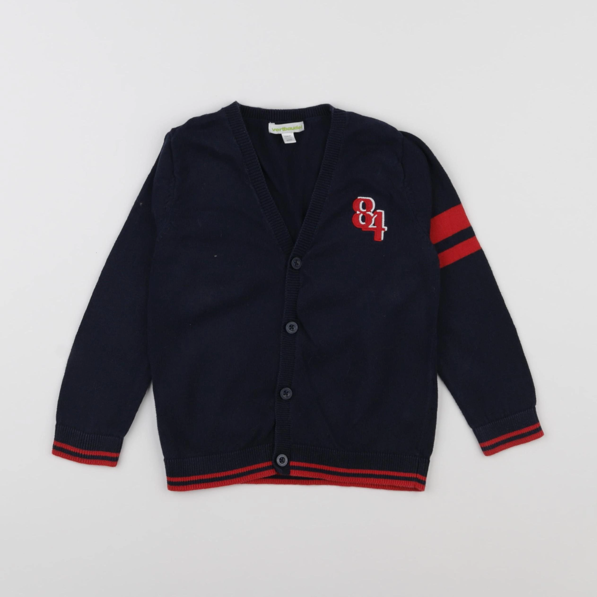 Vertbaudet - gilet bleu - 4 ans