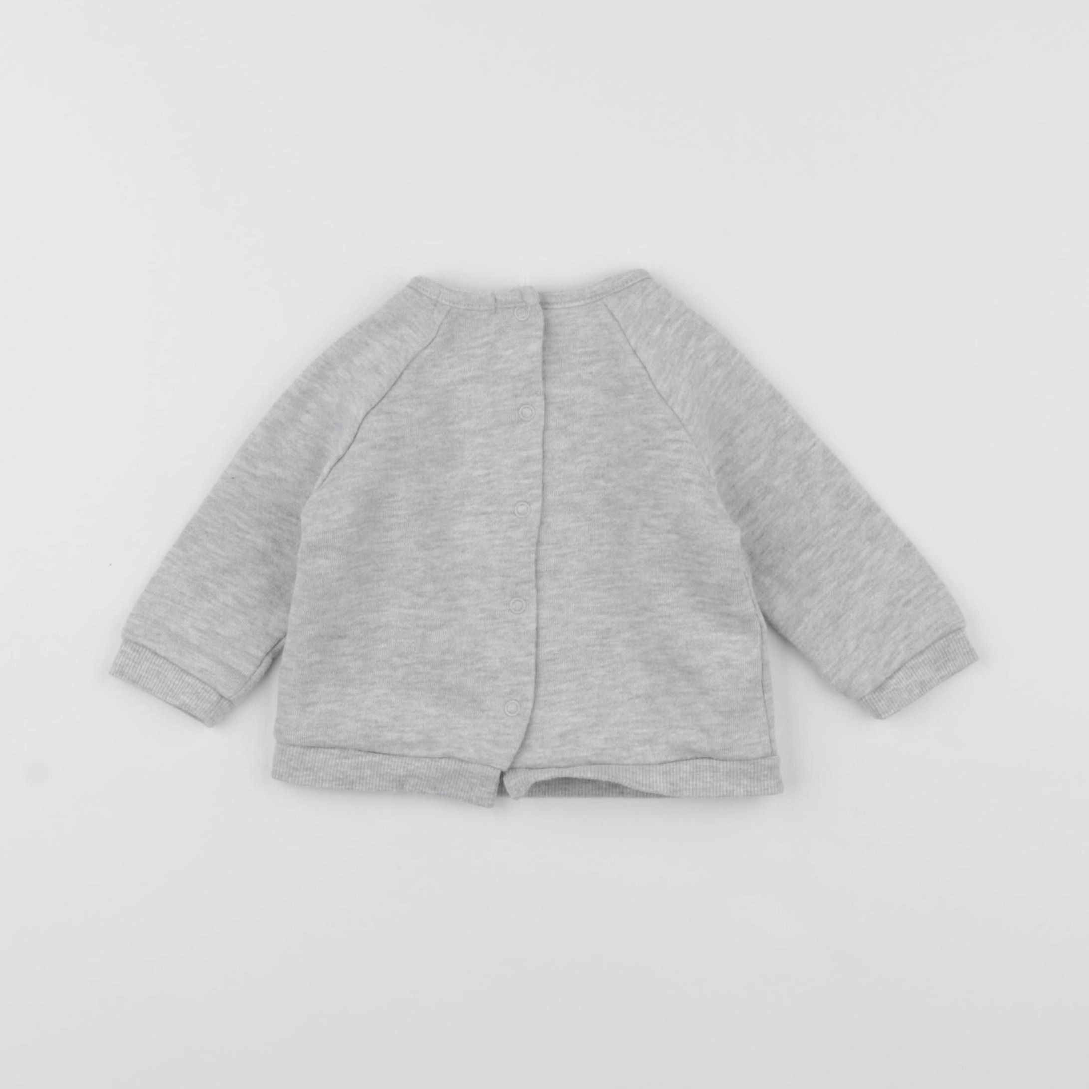 Vertbaudet - sweat gris - 3 mois