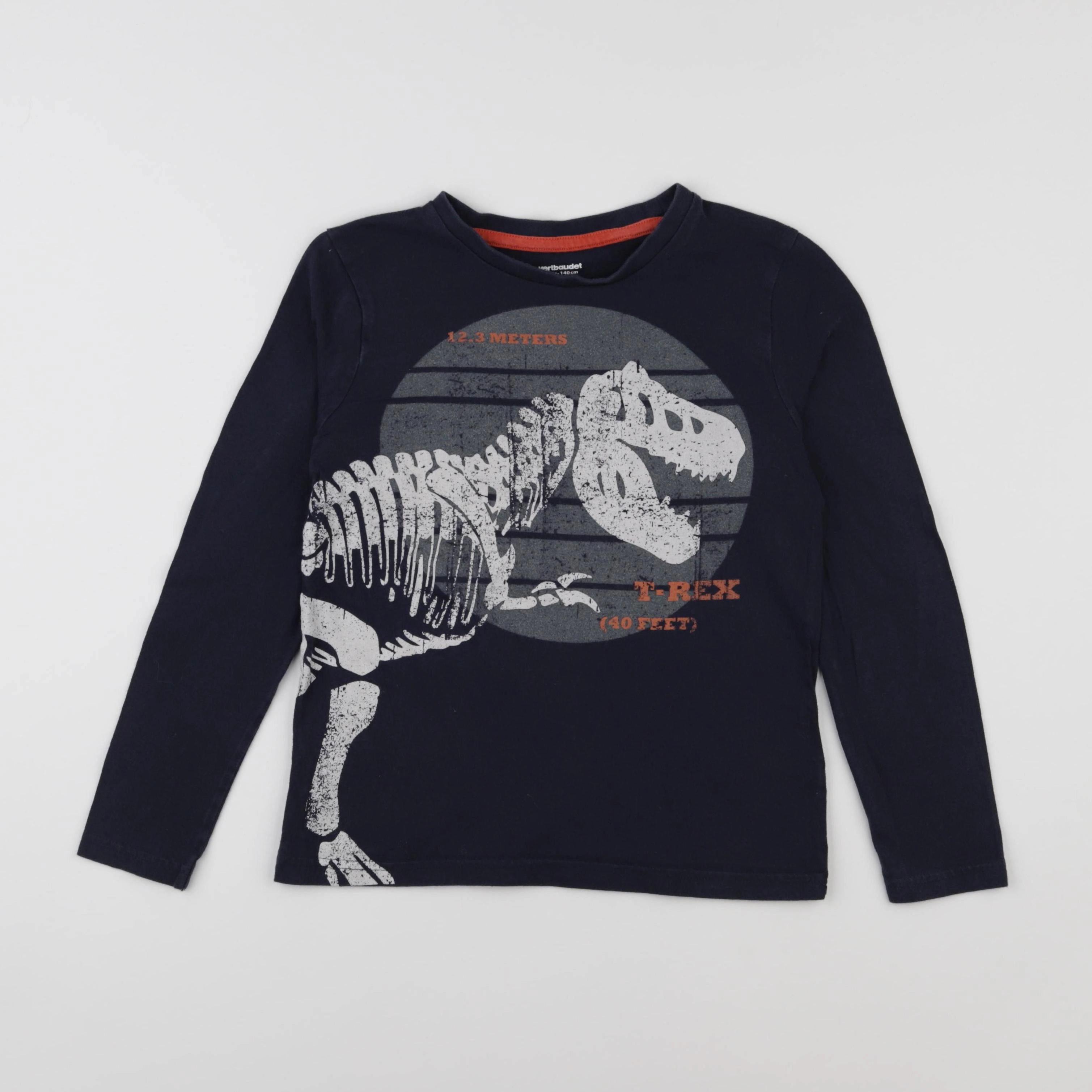 Vertbaudet - tee-shirt bleu - 9 ans
