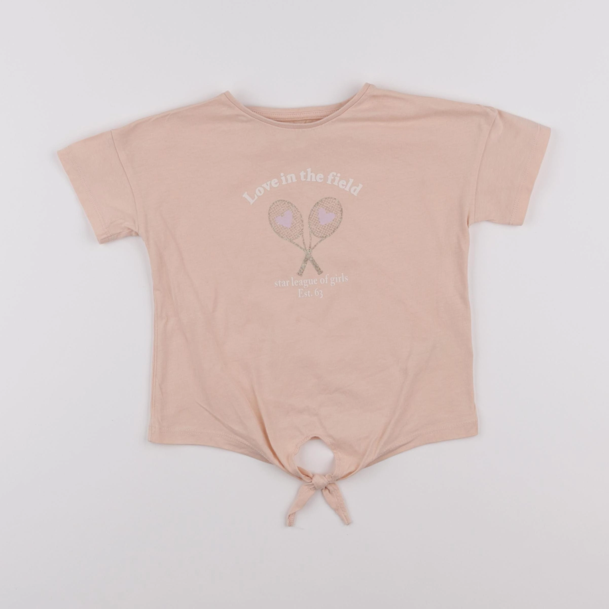 Vertbaudet - tee-shirt rose - 4 ans