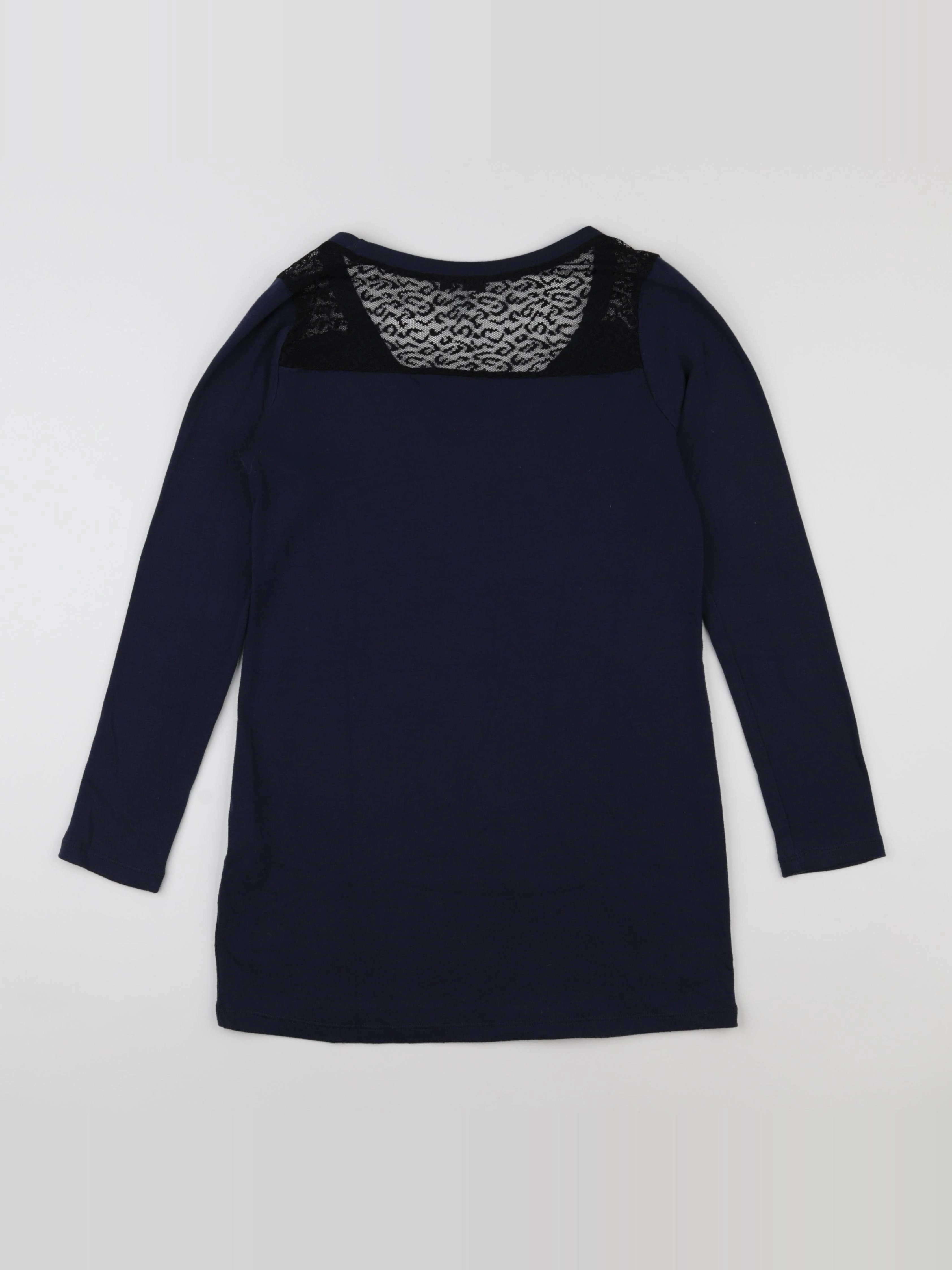 Envie de fraise - tee-shirt grossesse bleu, noir - 38 à 40