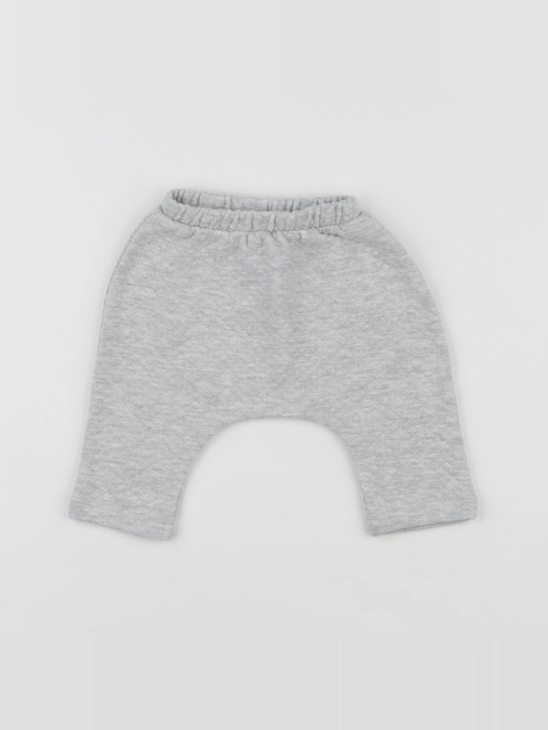 Vertbaudet - sarouel gris - 3 mois