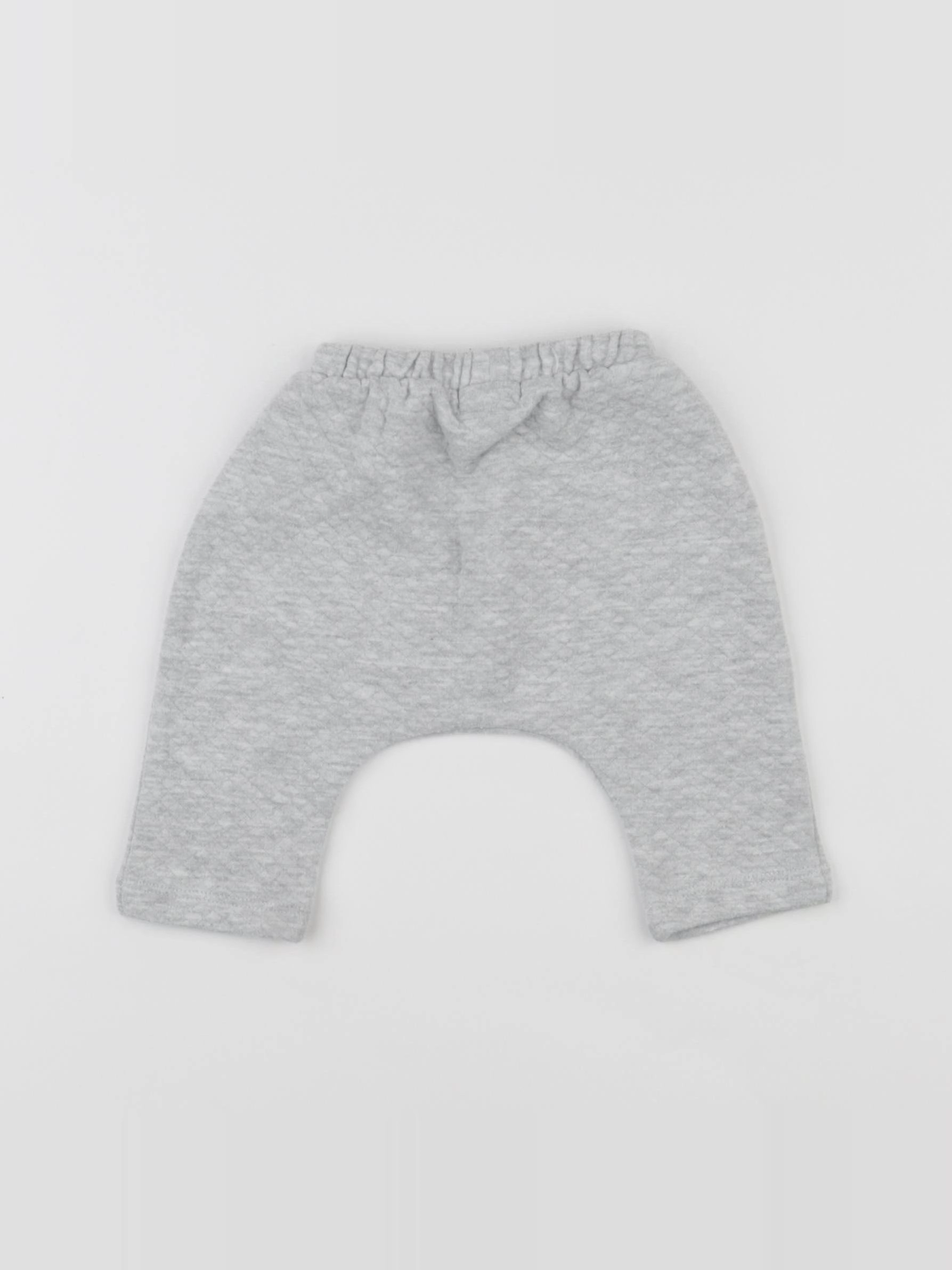 Vertbaudet - sarouel gris - 3 mois