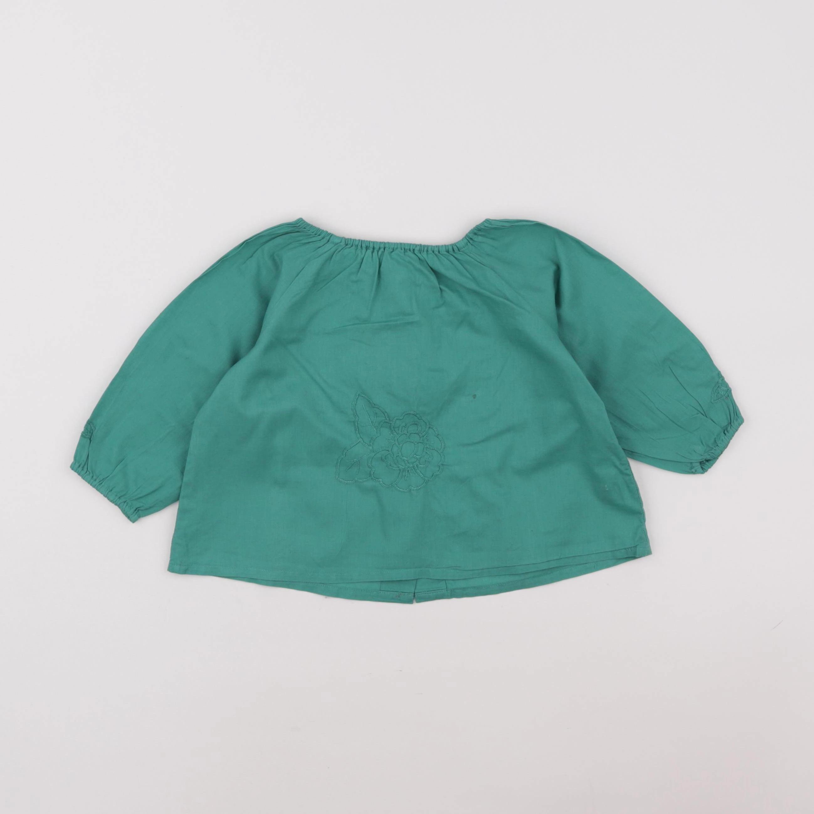 Bonton - blouse vert - 18 mois