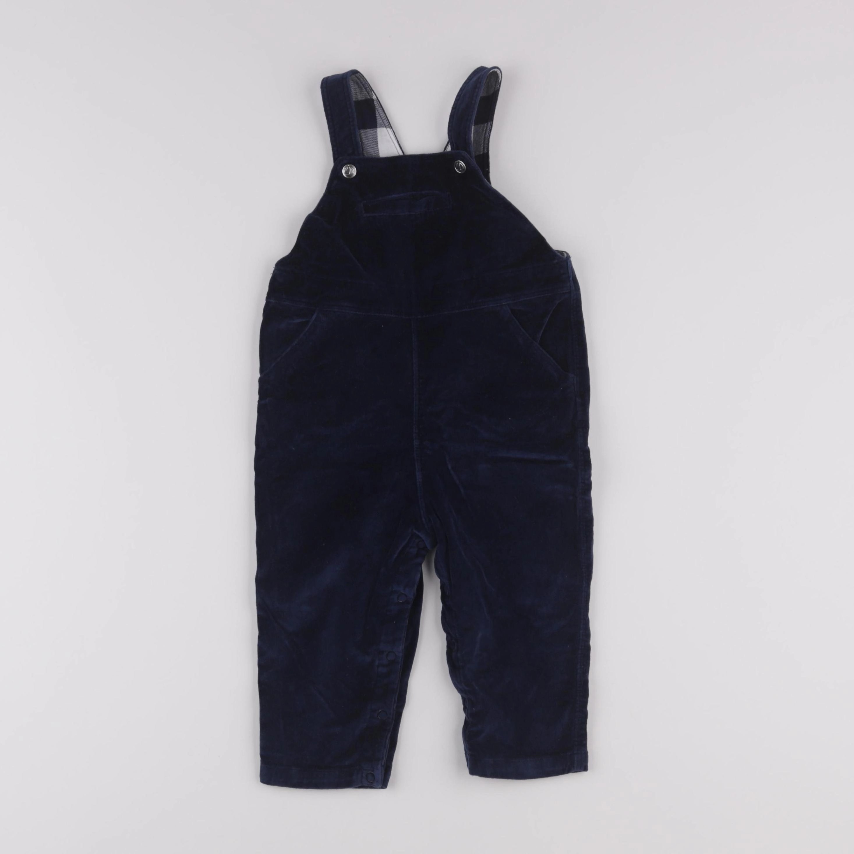 Petit Bateau - salopette bleu - 18 mois