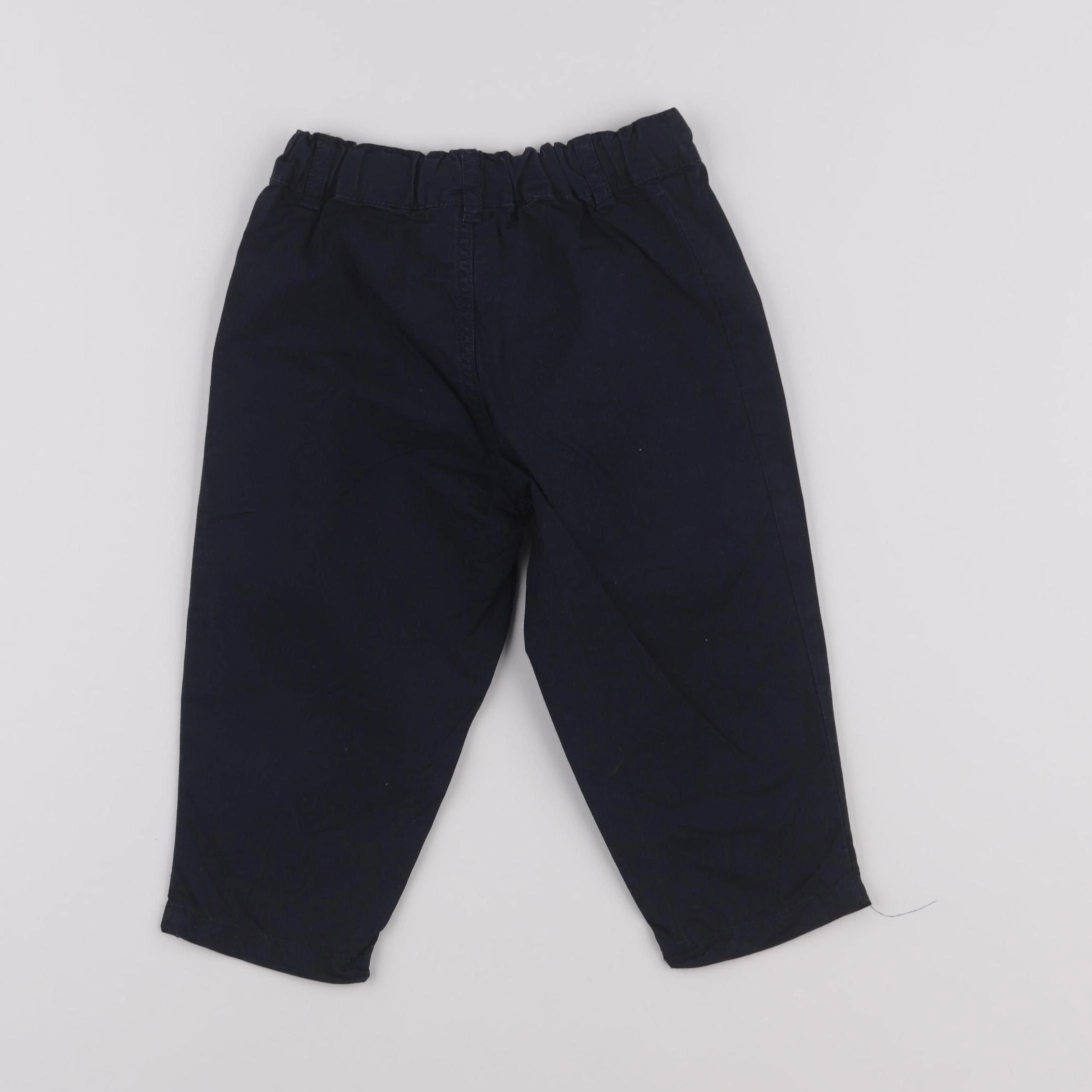 Petit Bateau - pantalon bleu - 18 mois