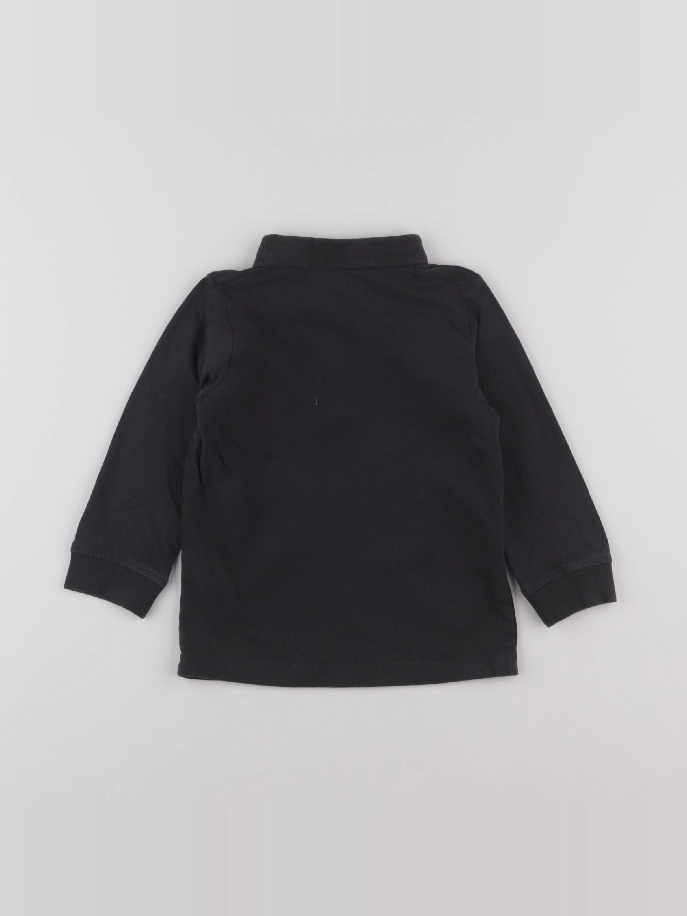 Vertbaudet - polo gris - 4 ans
