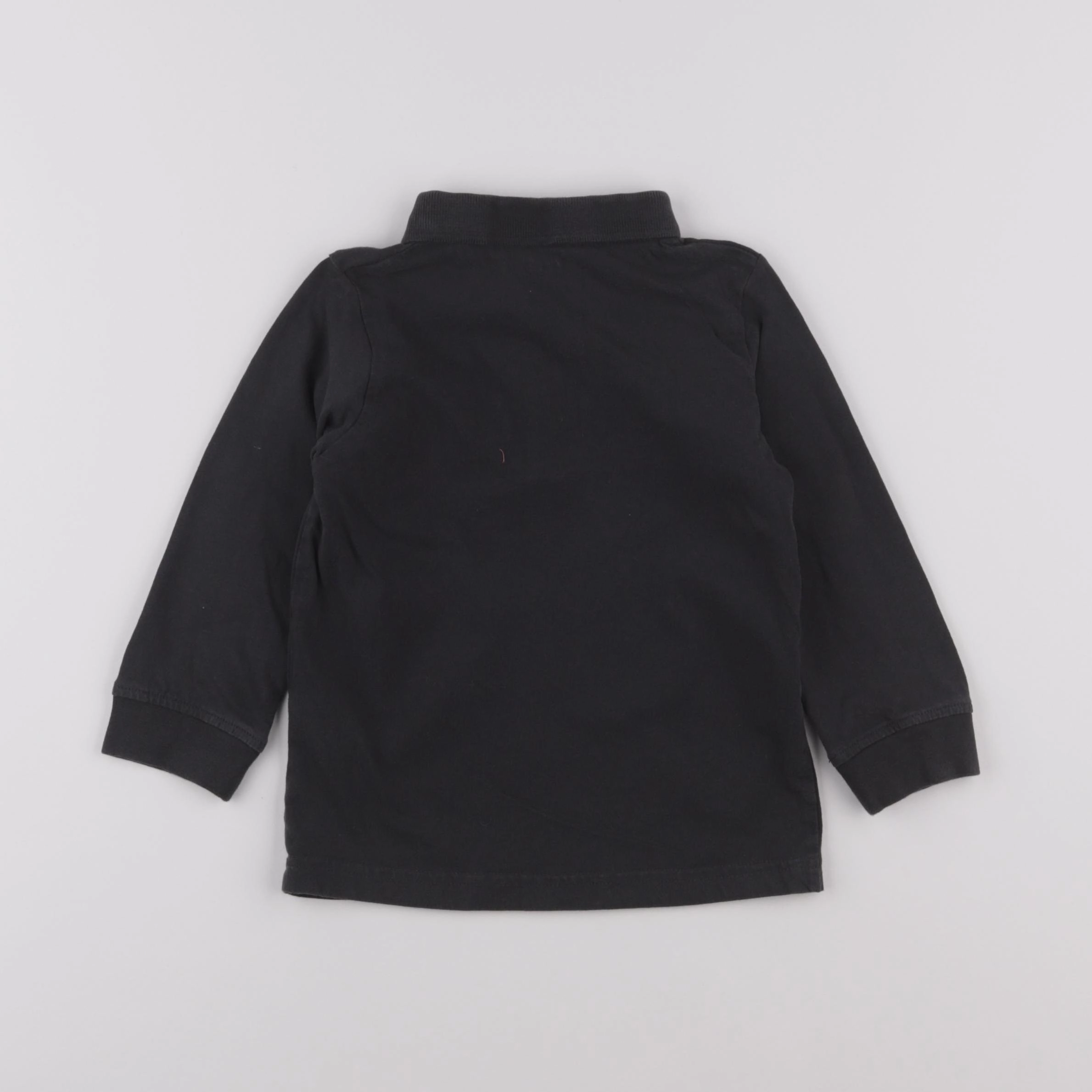 Vertbaudet - polo gris - 4 ans