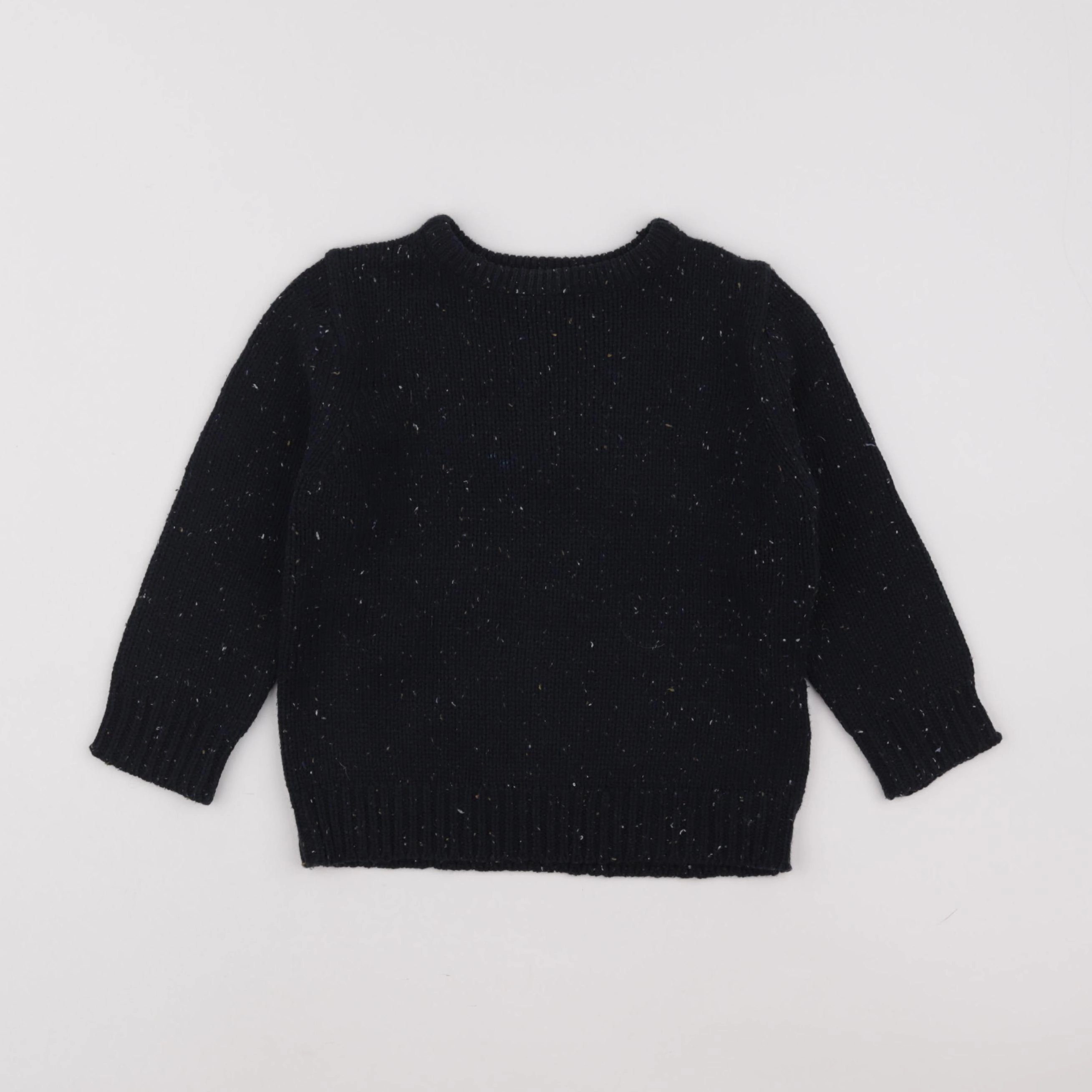 Vertbaudet - pull velours bleu - 4 ans