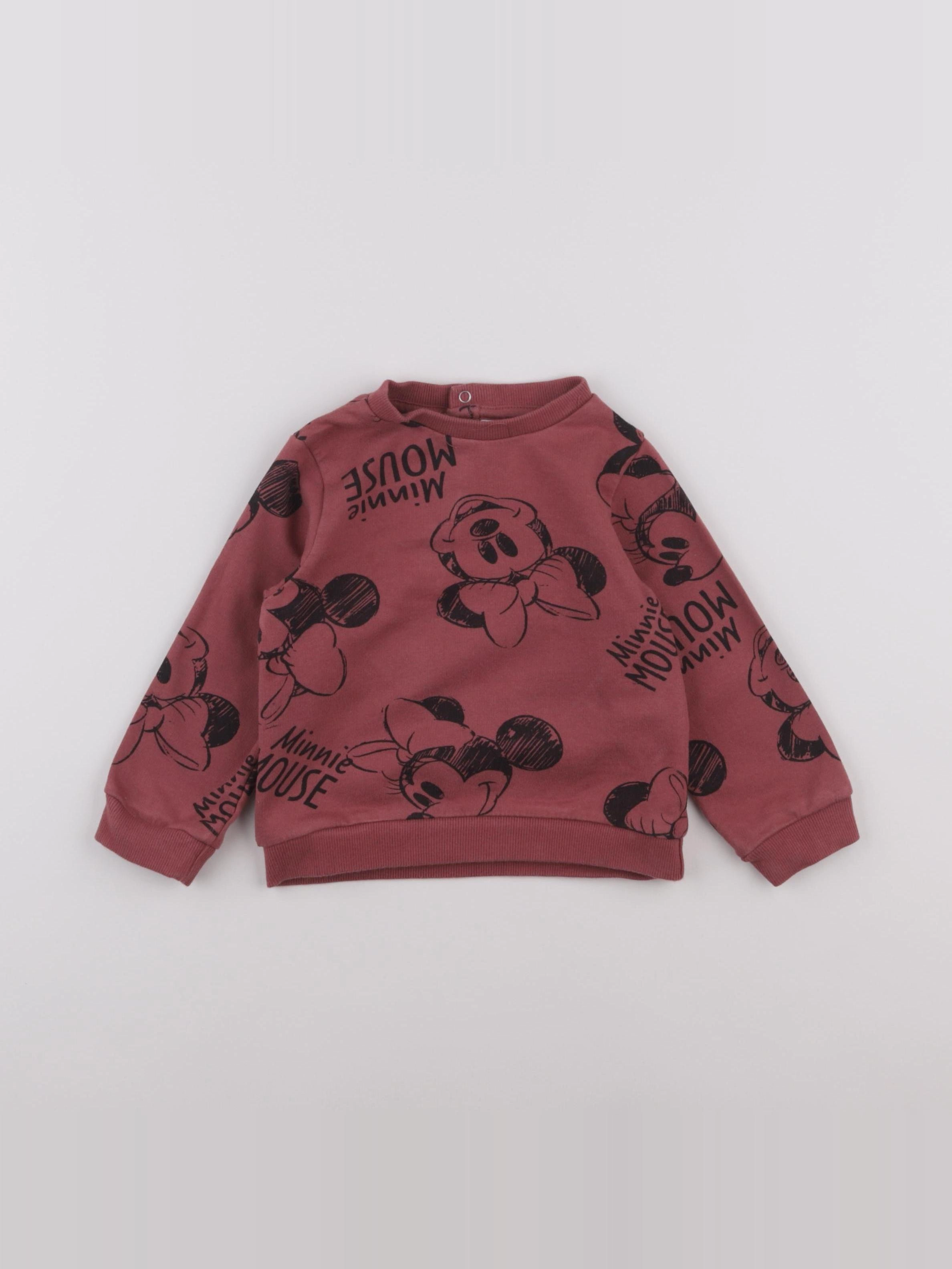 Vertbaudet - sweat rose - 24 mois