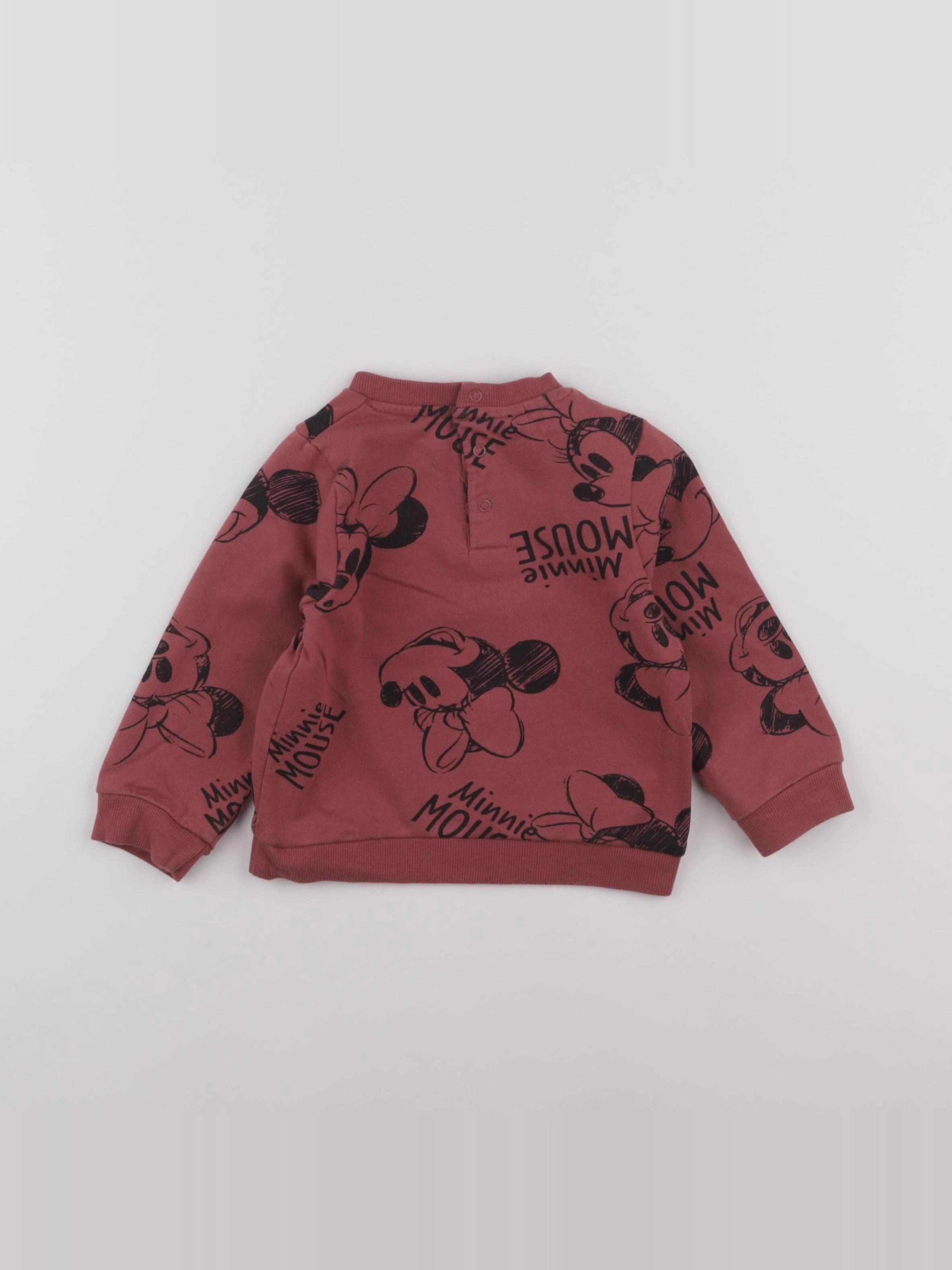 Vertbaudet - sweat rose - 24 mois