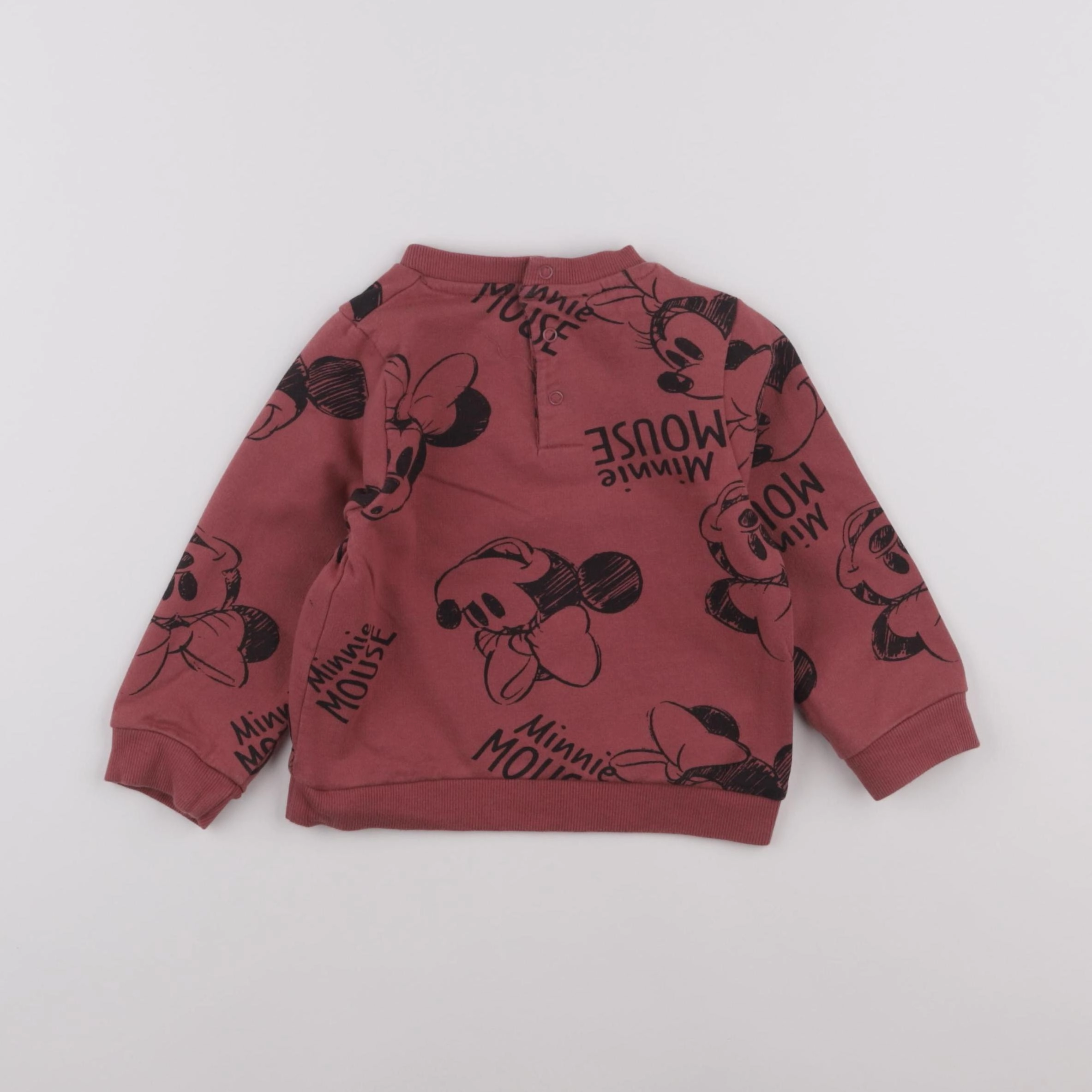 Vertbaudet - sweat rose - 24 mois