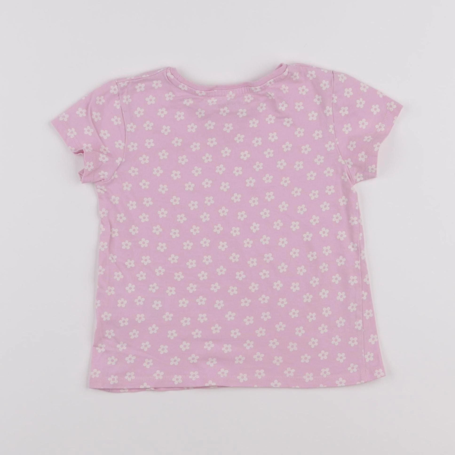 Vertbaudet - tee-shirt rose - 4 ans