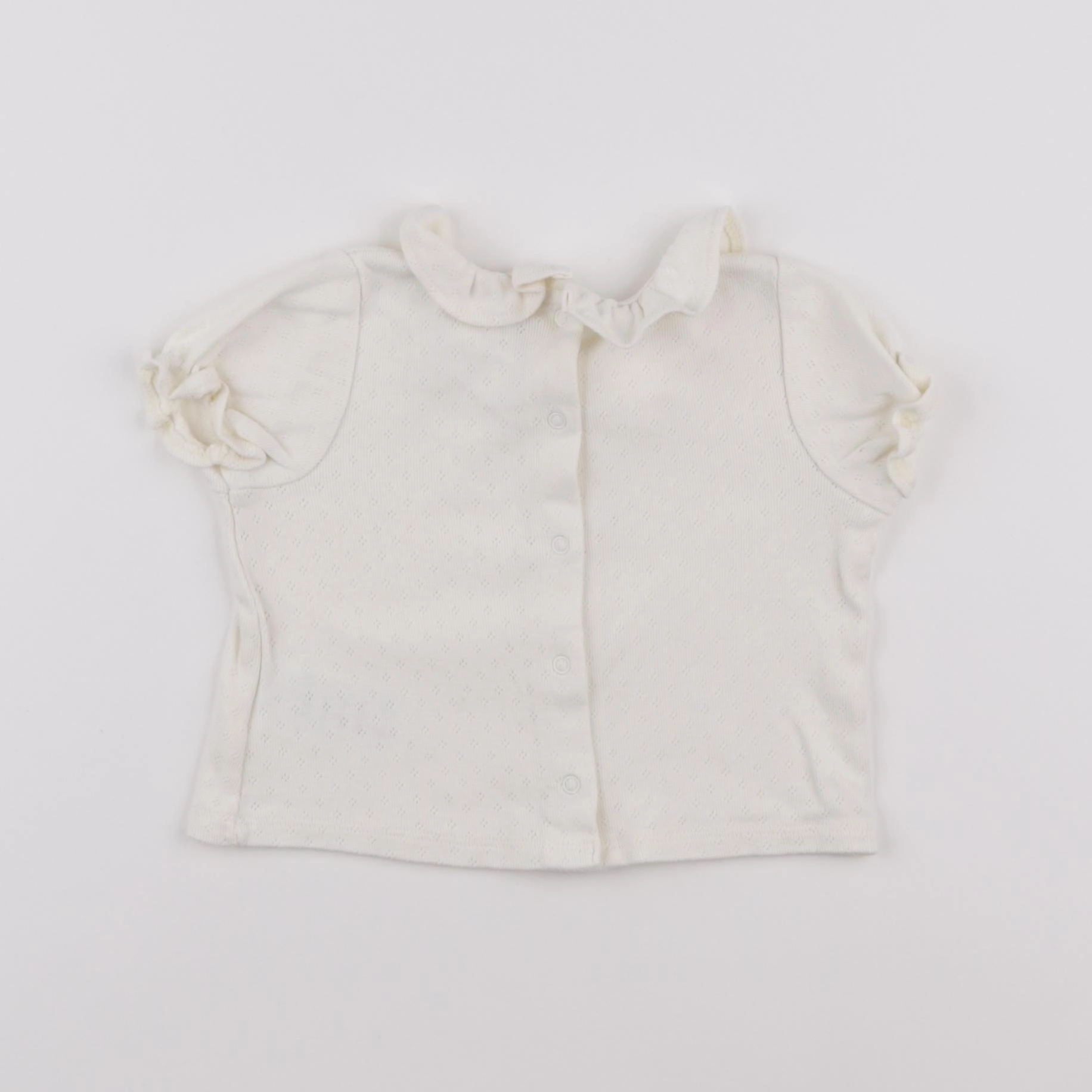 Vertbaudet - tee-shirt beige - 9 mois
