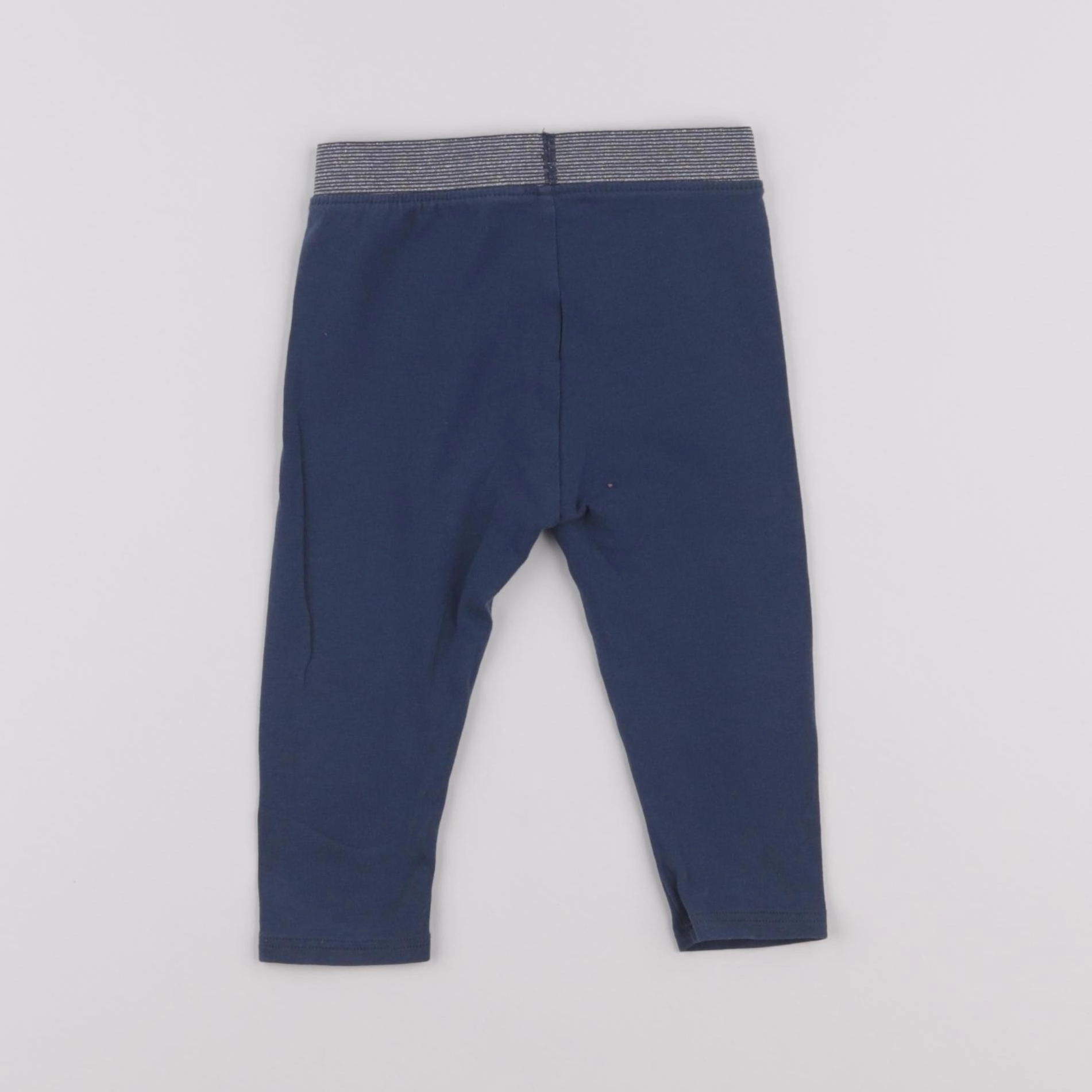 Vertbaudet - legging bleu - 12 mois