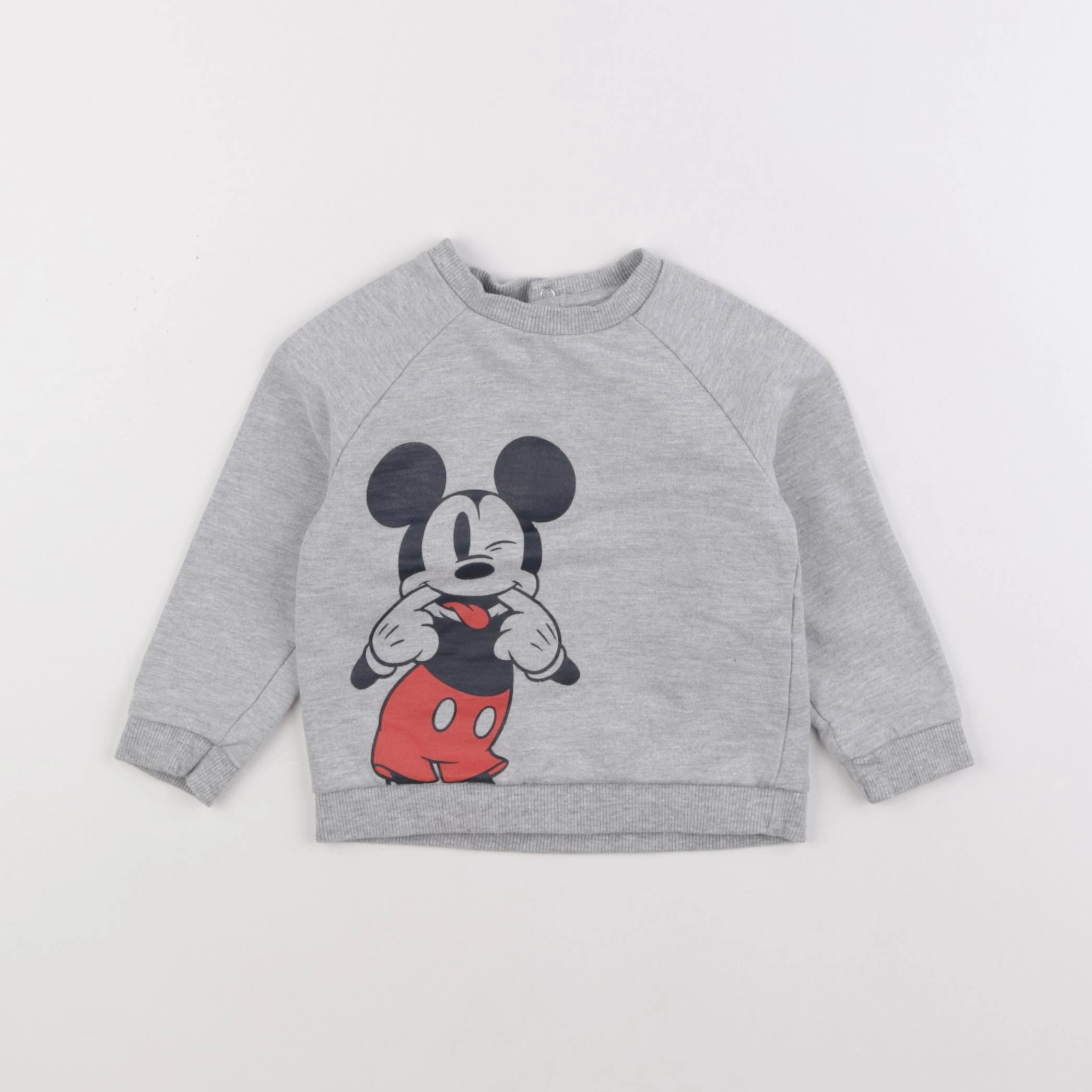 Vertbaudet - sweat gris - 18 mois