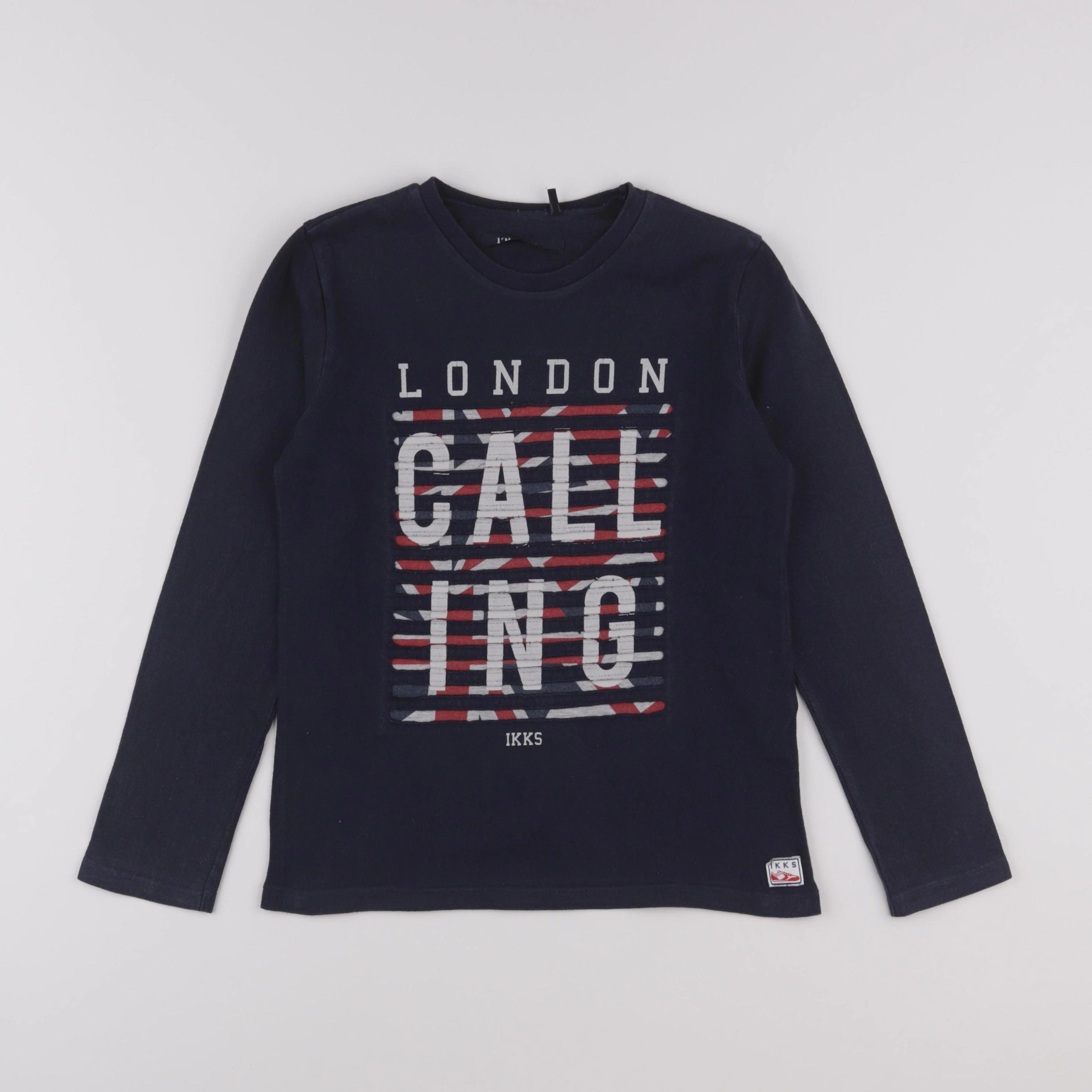 IKKS - tee-shirt bleu - 8 ans