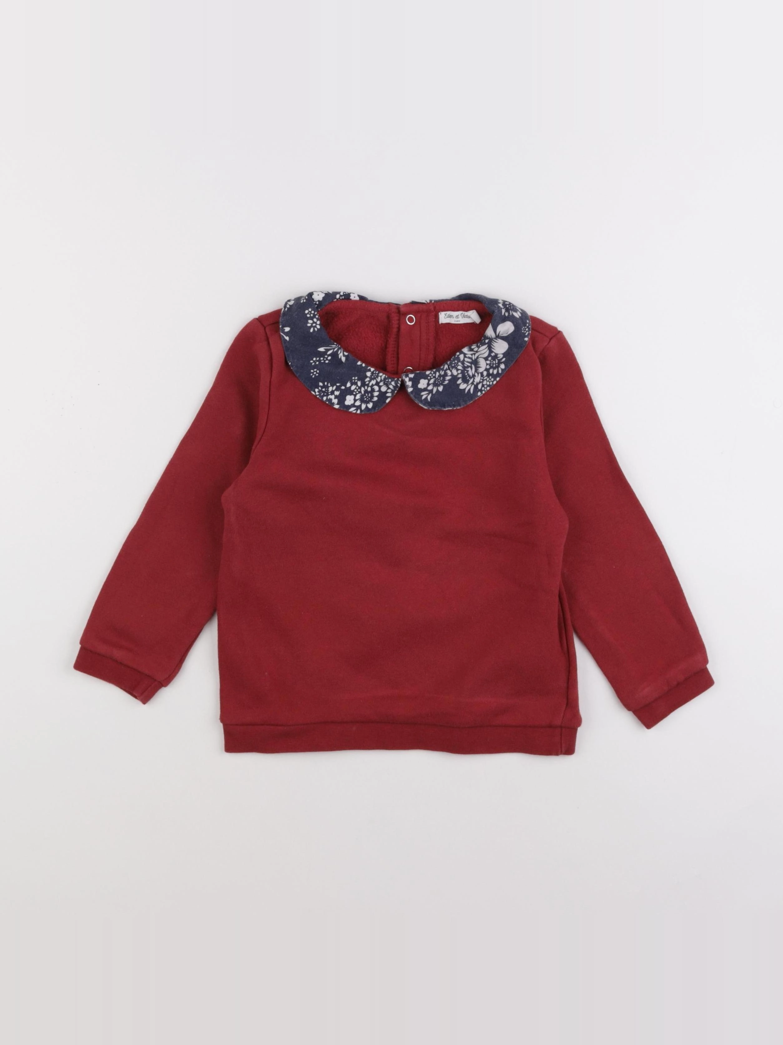 Eden & Victor - sweat rouge - 6 ans