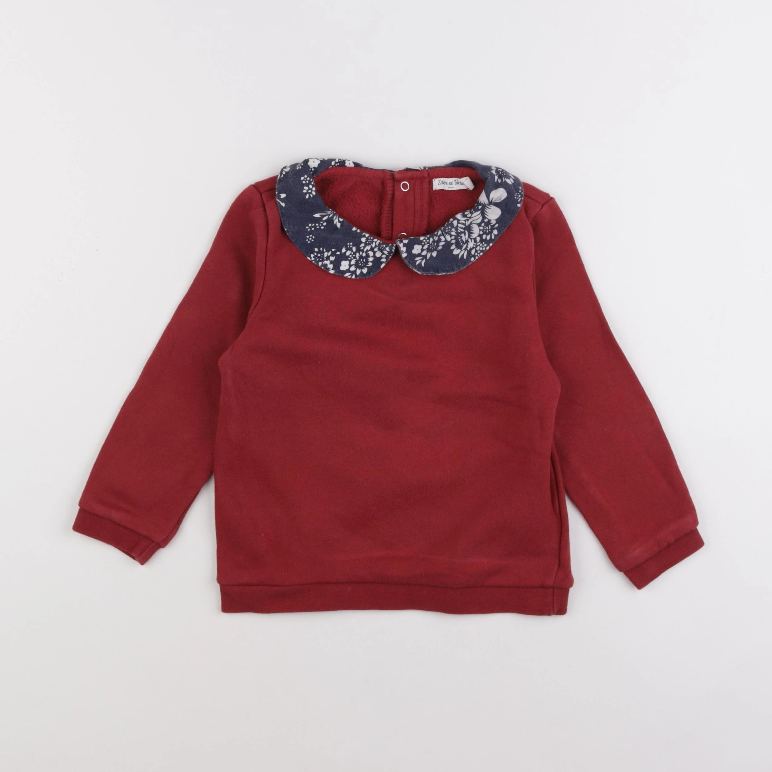 Eden & Victor - sweat rouge - 6 ans