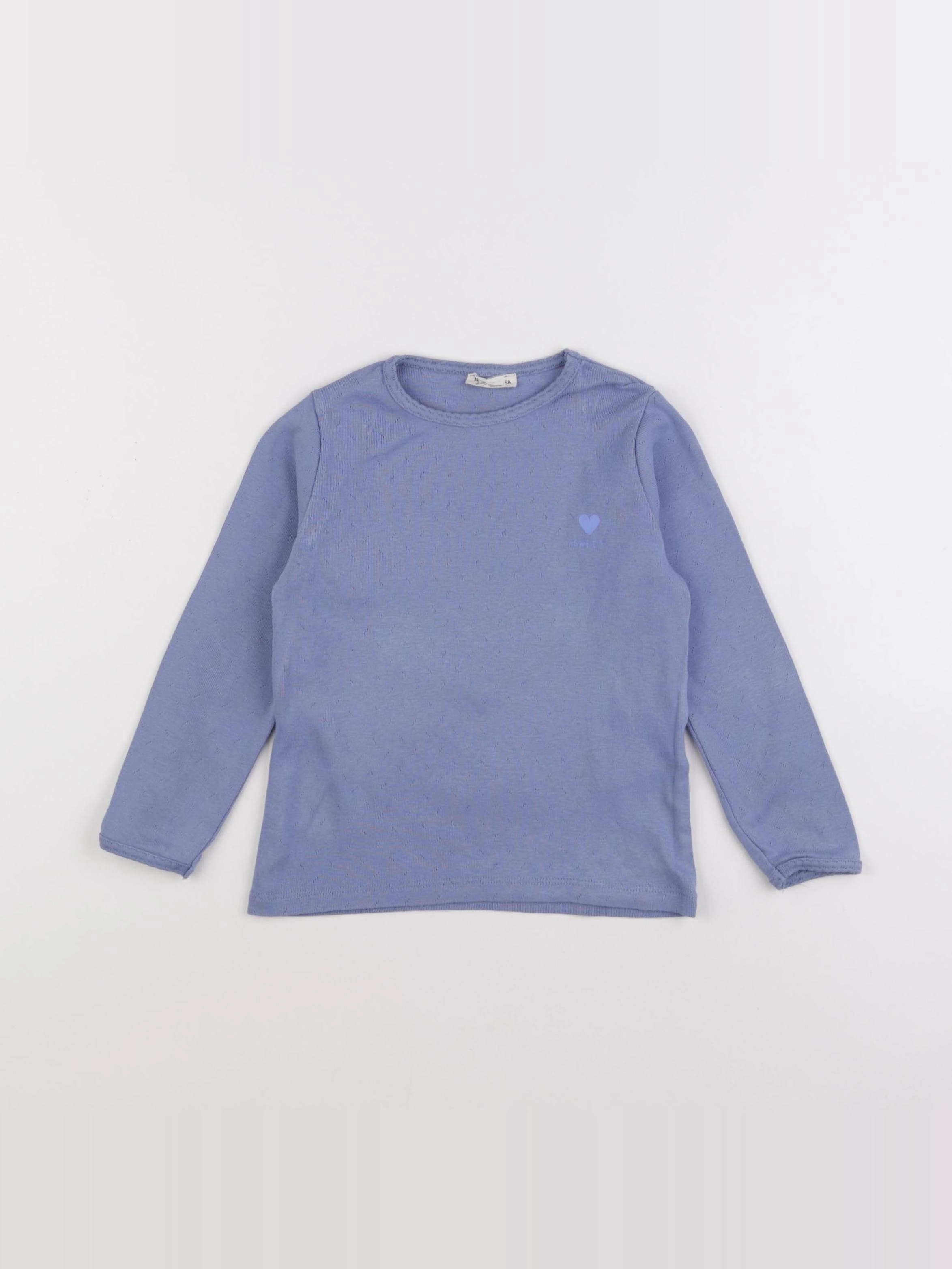 Little Cigogne - tee-shirt bleu - 5 ans