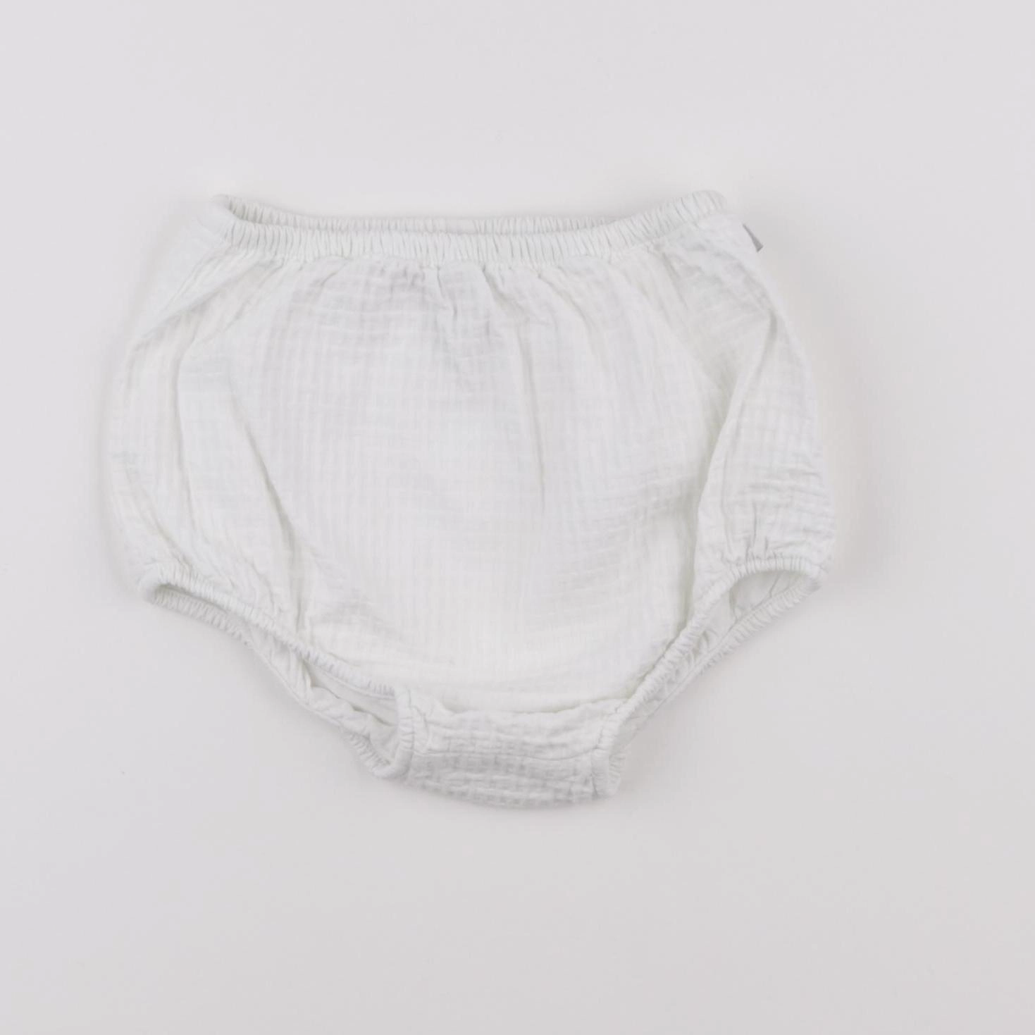 Petit Bateau - bloomer blanc - 24 mois