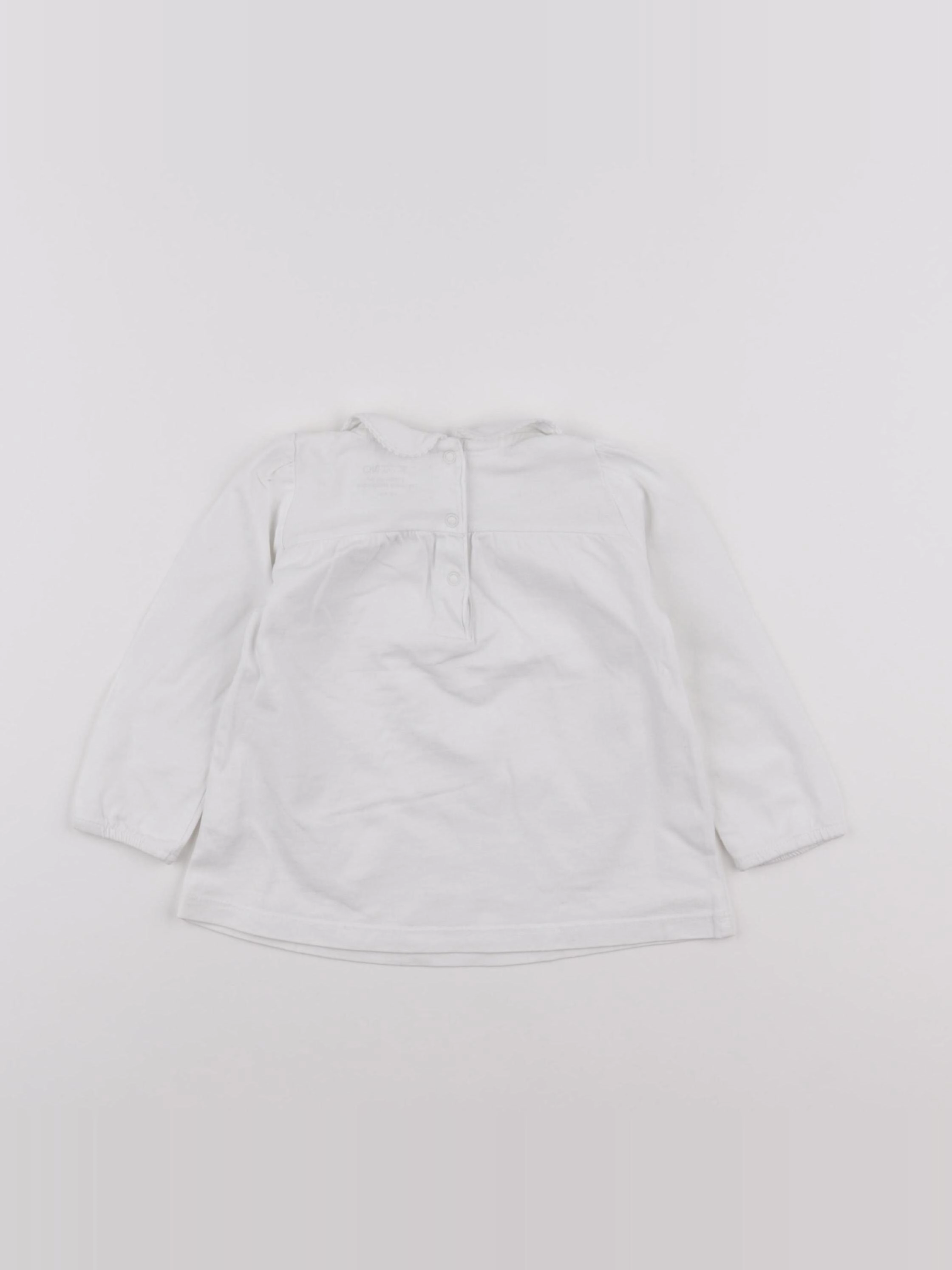 Boutchou - tee-shirt blanc - 18 mois