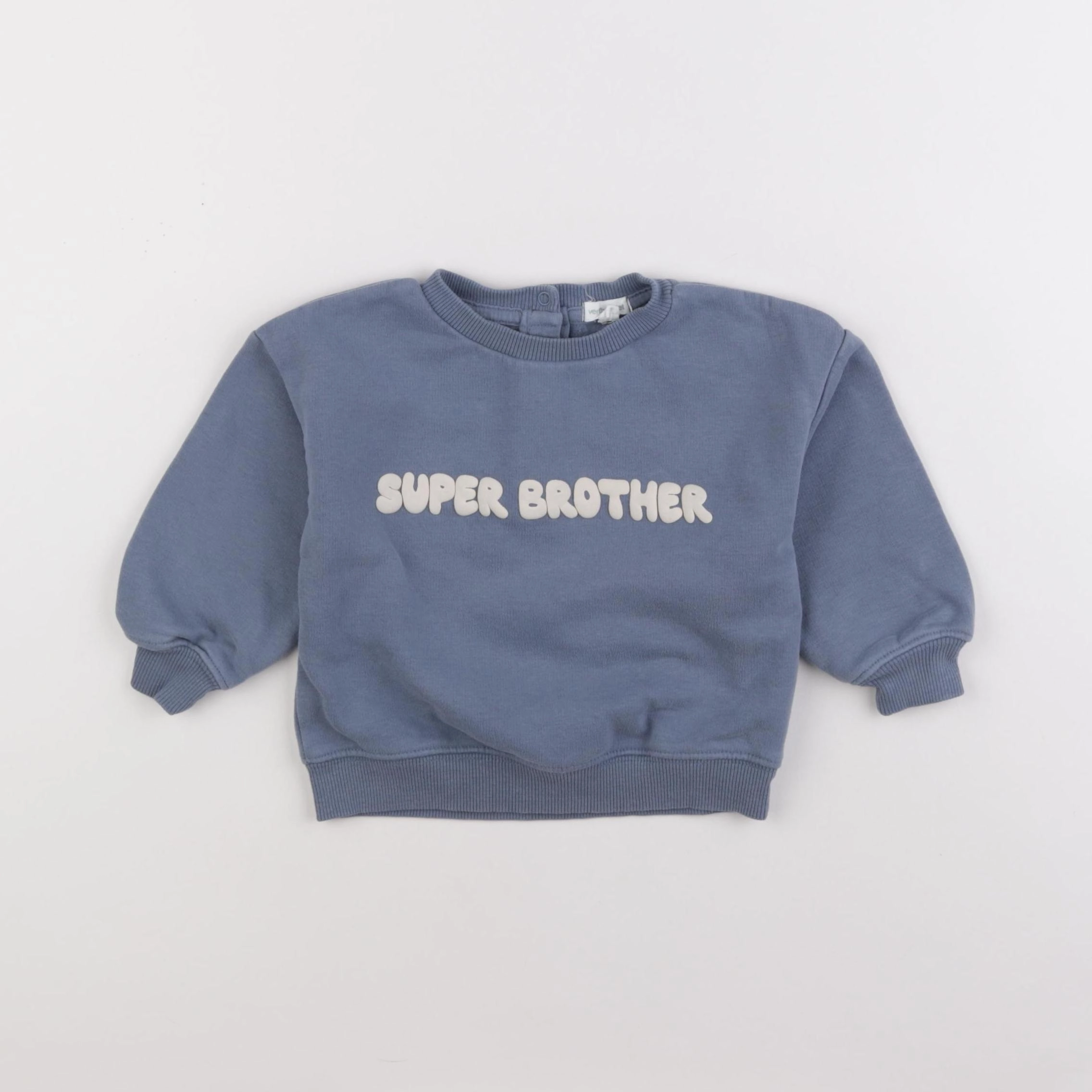 Vertbaudet - sweat bleu - 18 mois