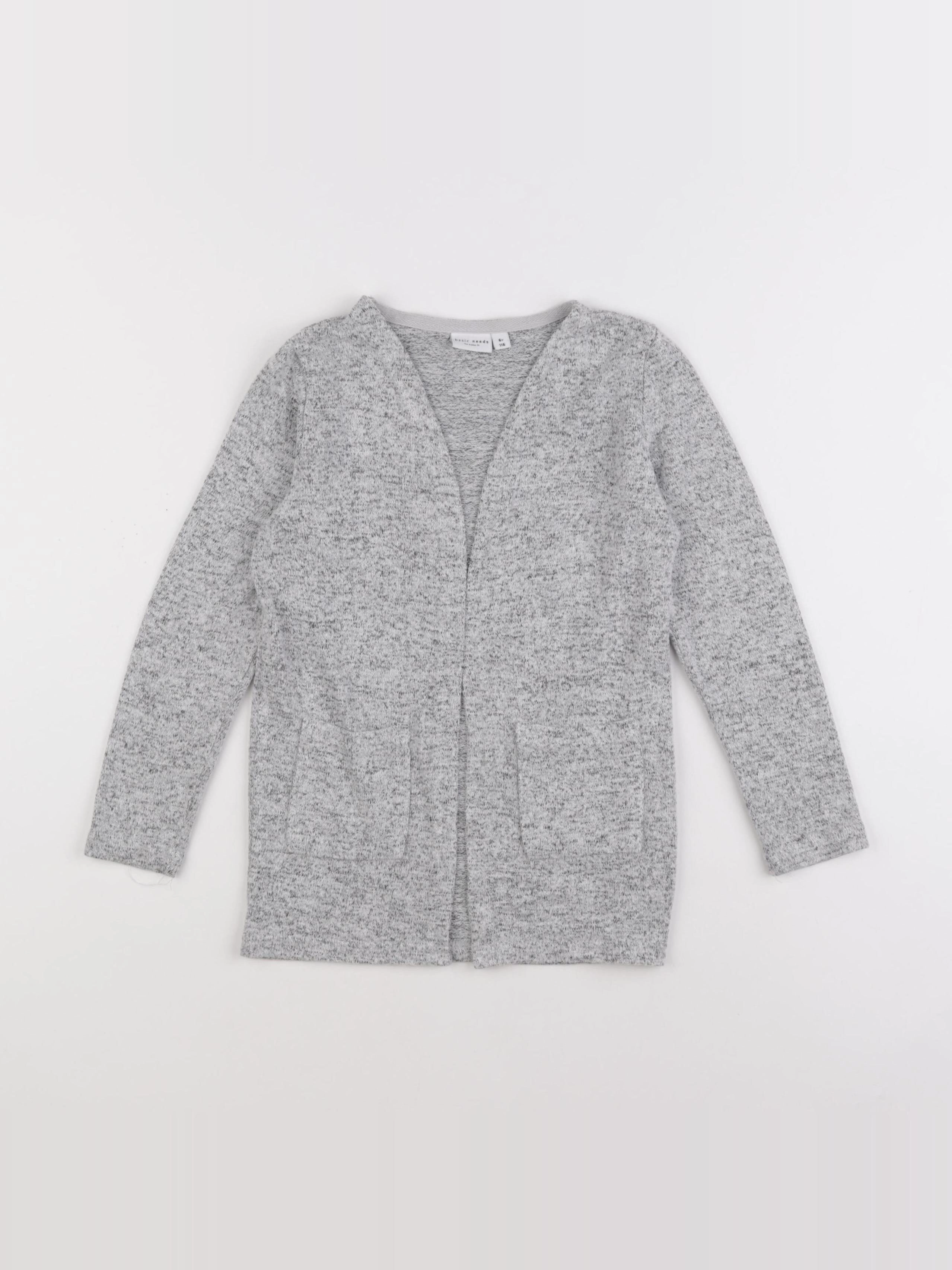 Name it - gilet gris - 6 ans