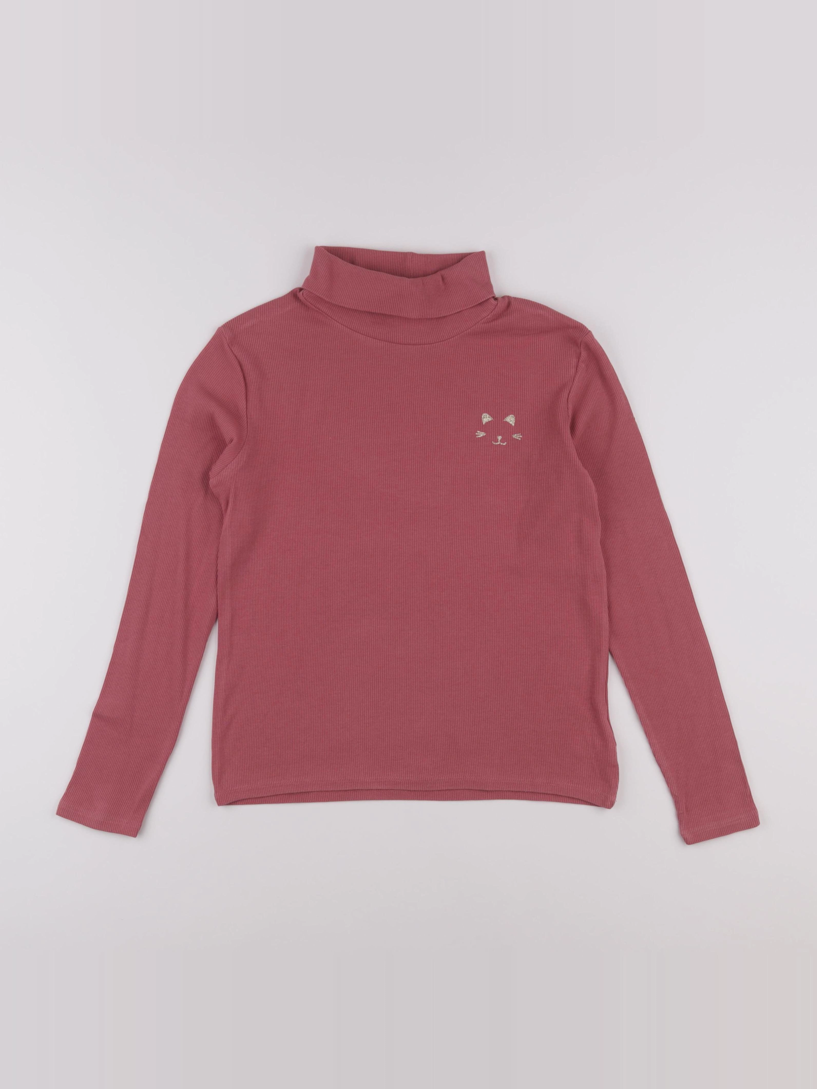 Vertbaudet - sous-pull rose - 12 ans