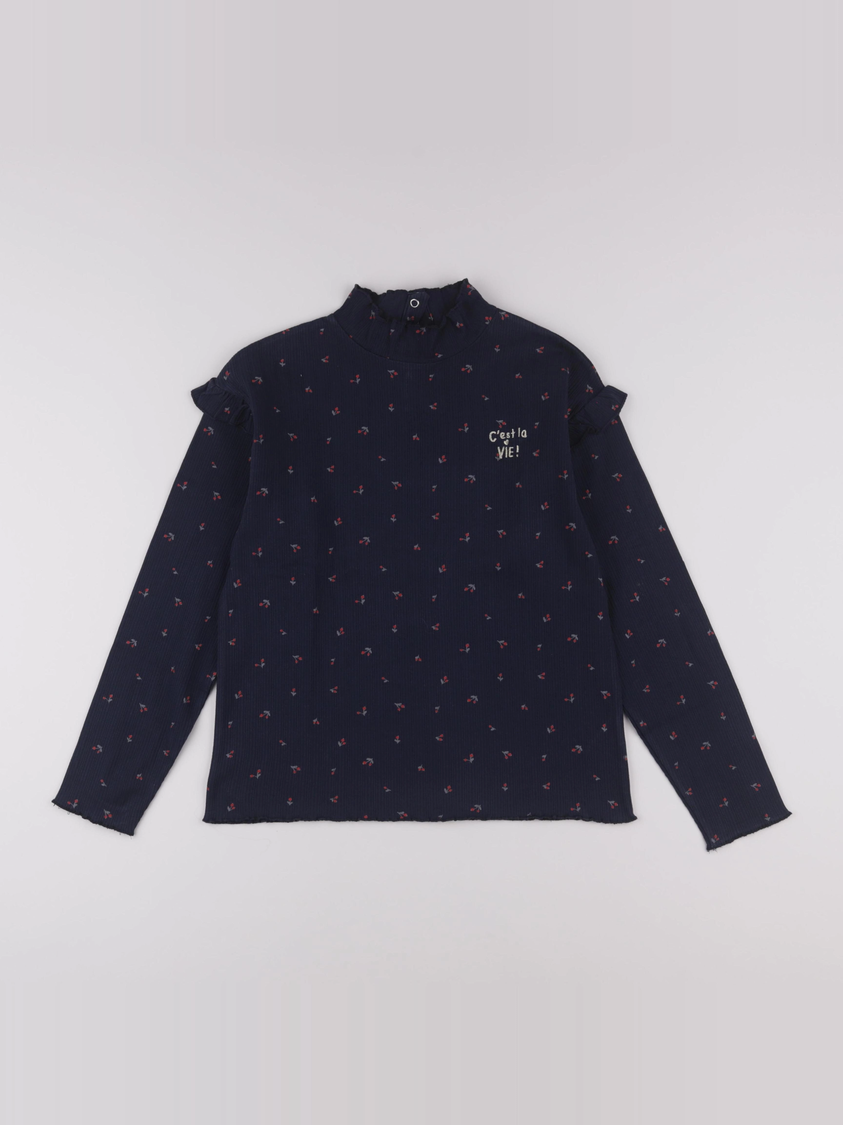 Vertbaudet - sous-pull bleu - 12 ans