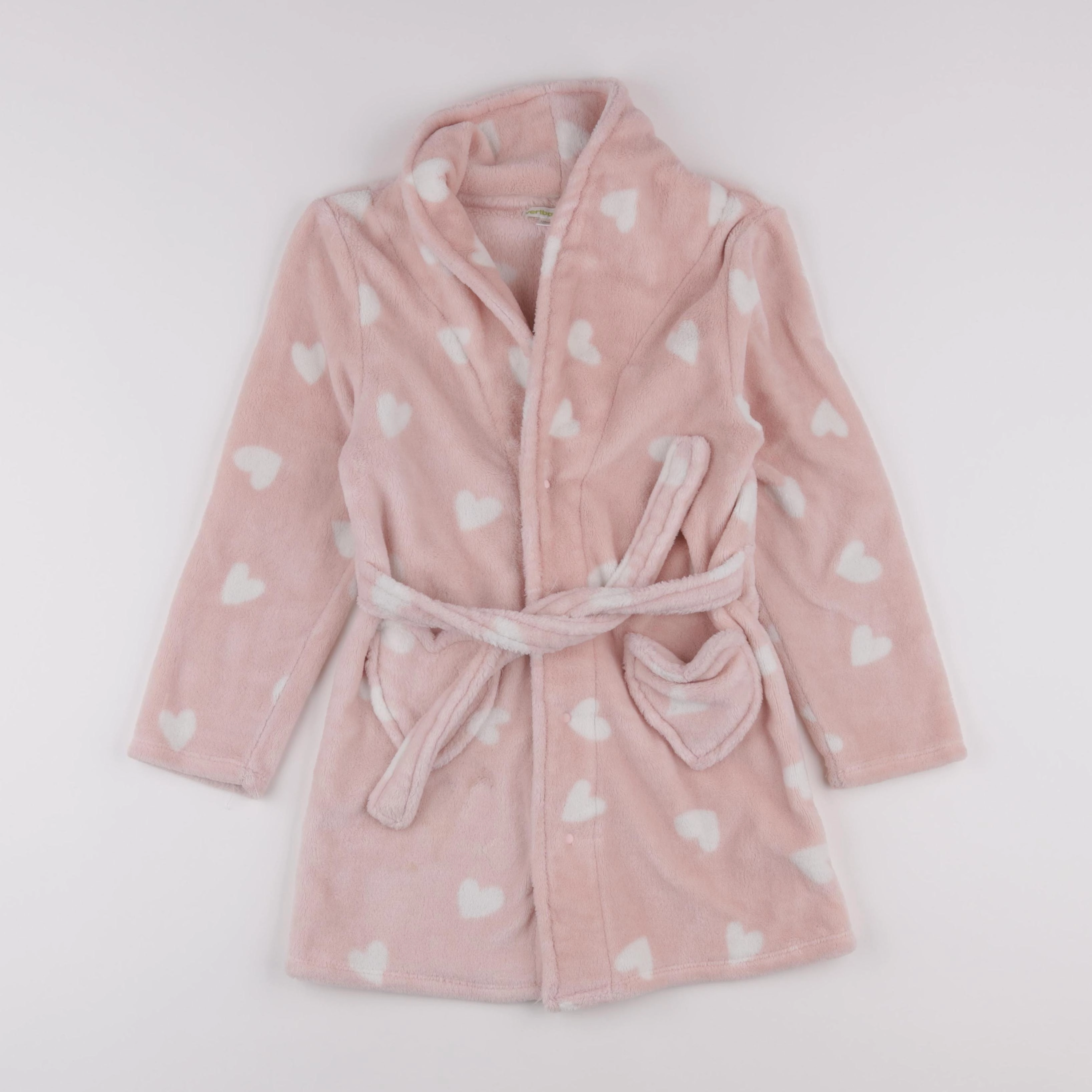 Vertbaudet - robe de chambre rose - 8 ans