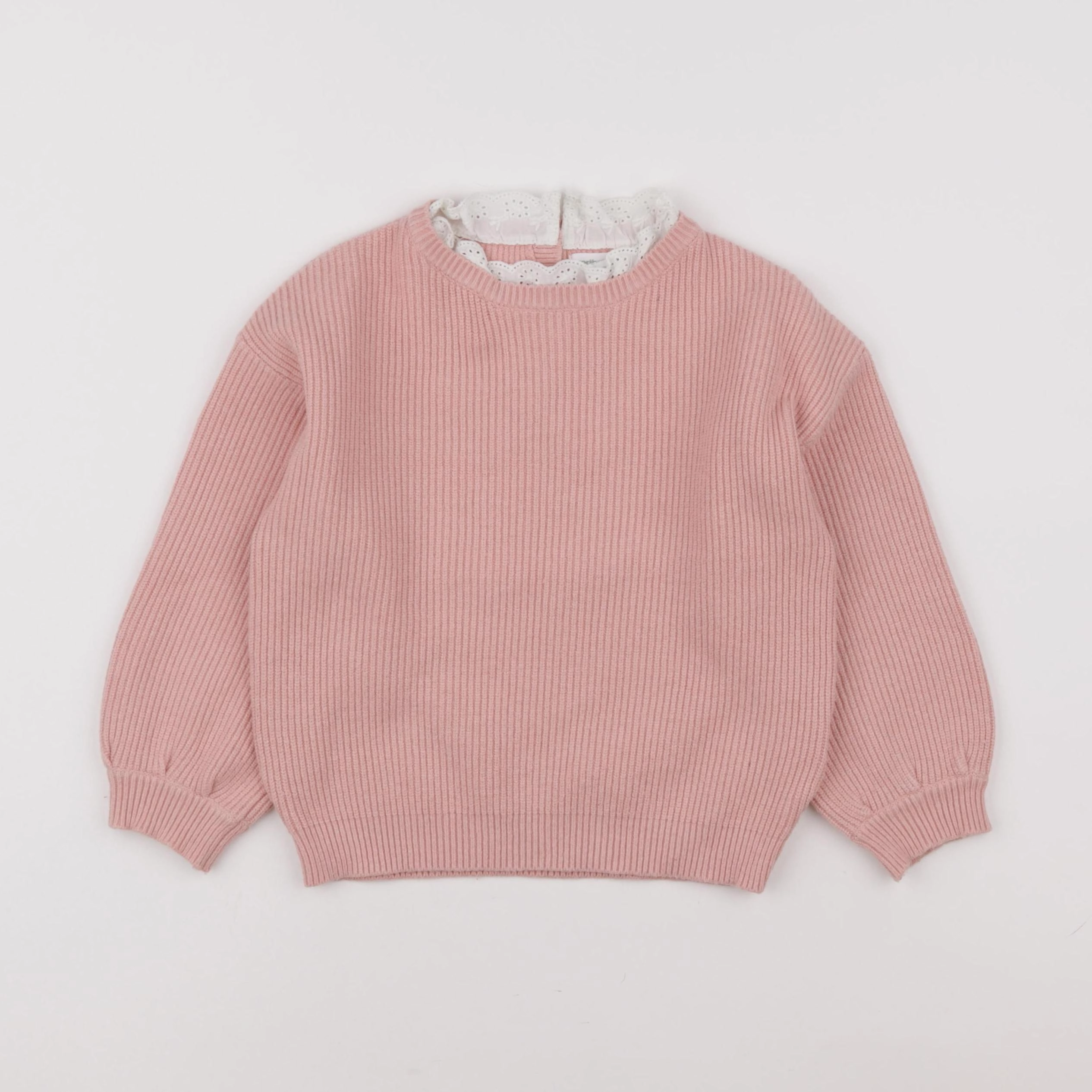 Vertbaudet - pull rose - 6 ans