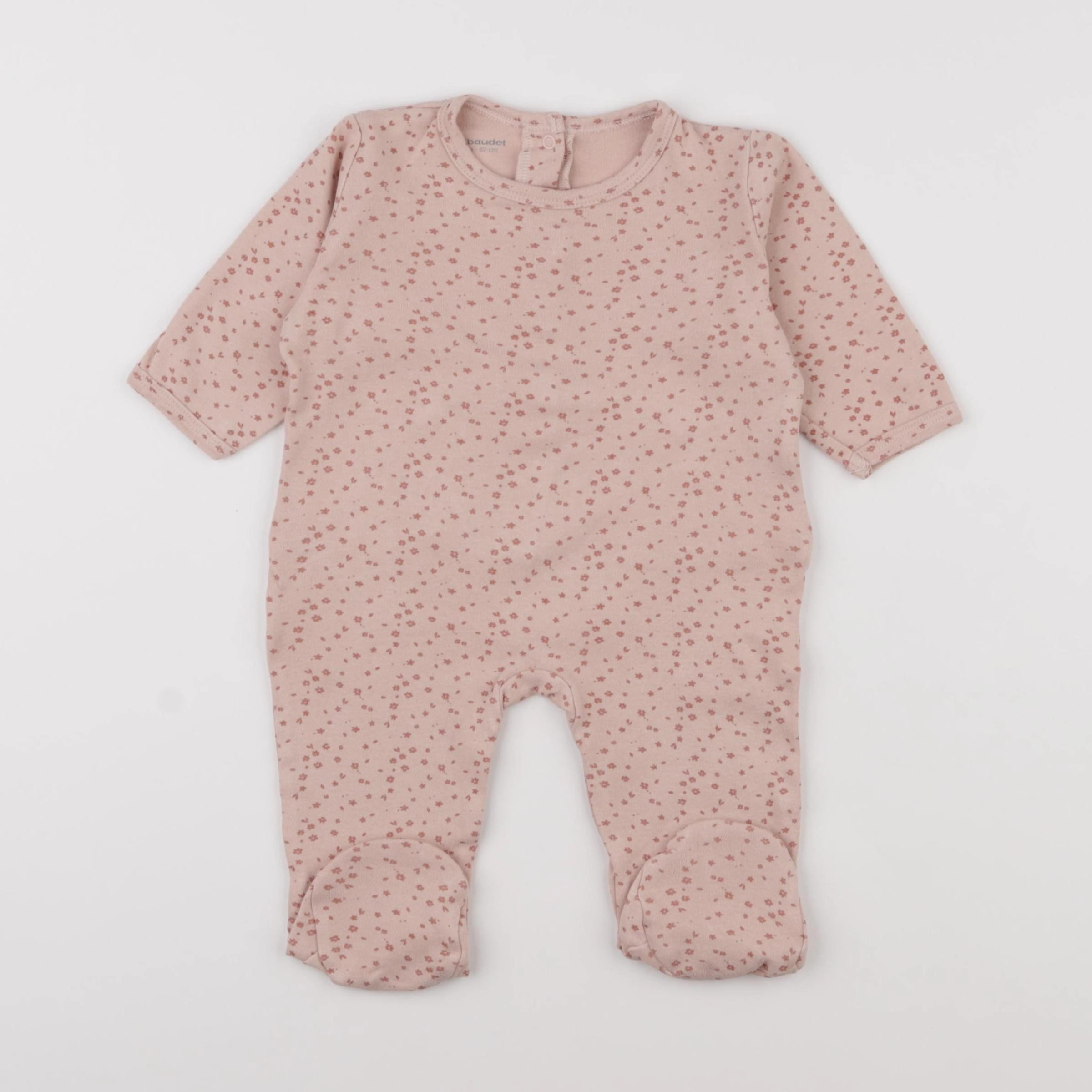 Vertbaudet - pyjama coton rose - 6 mois