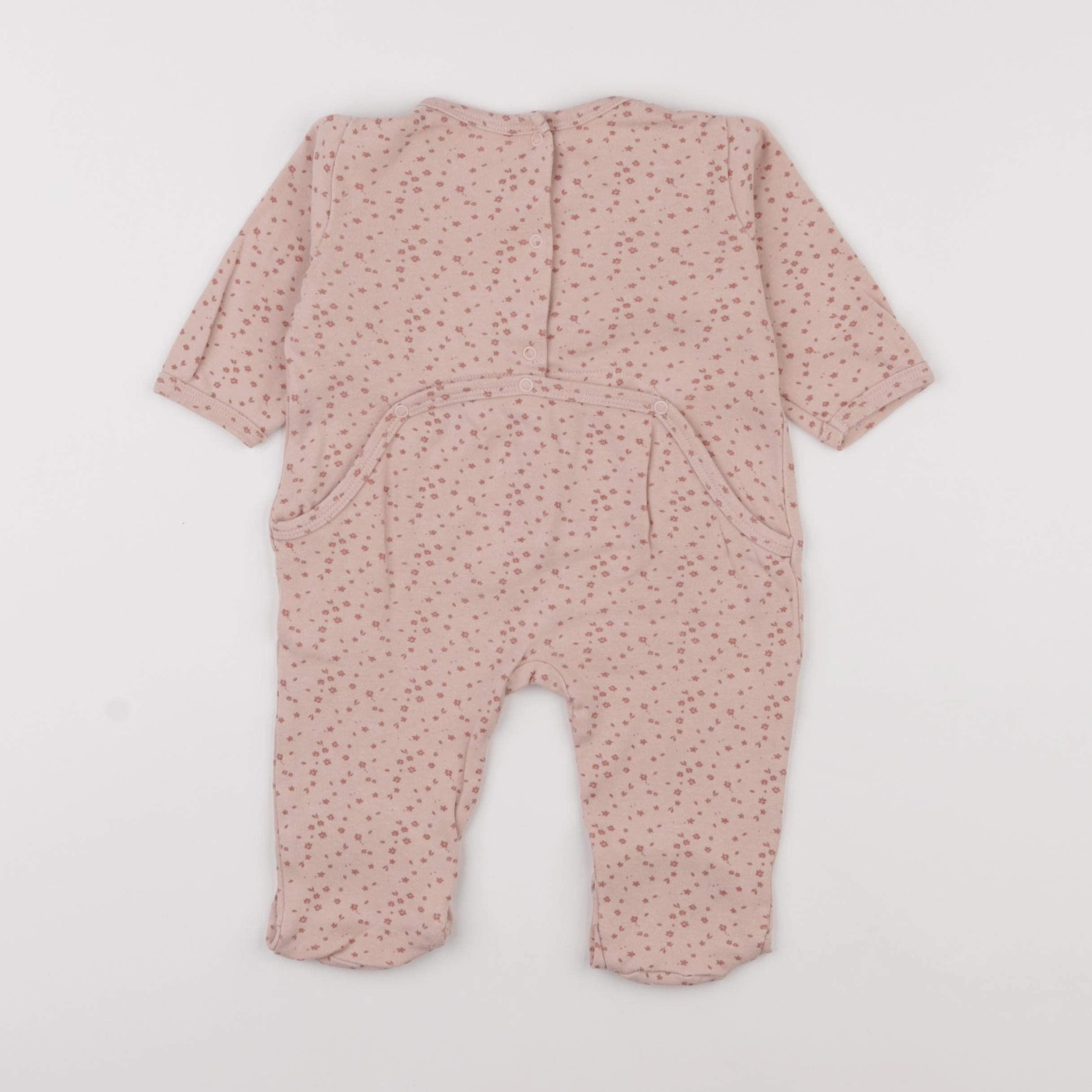 Vertbaudet - pyjama coton rose - 6 mois
