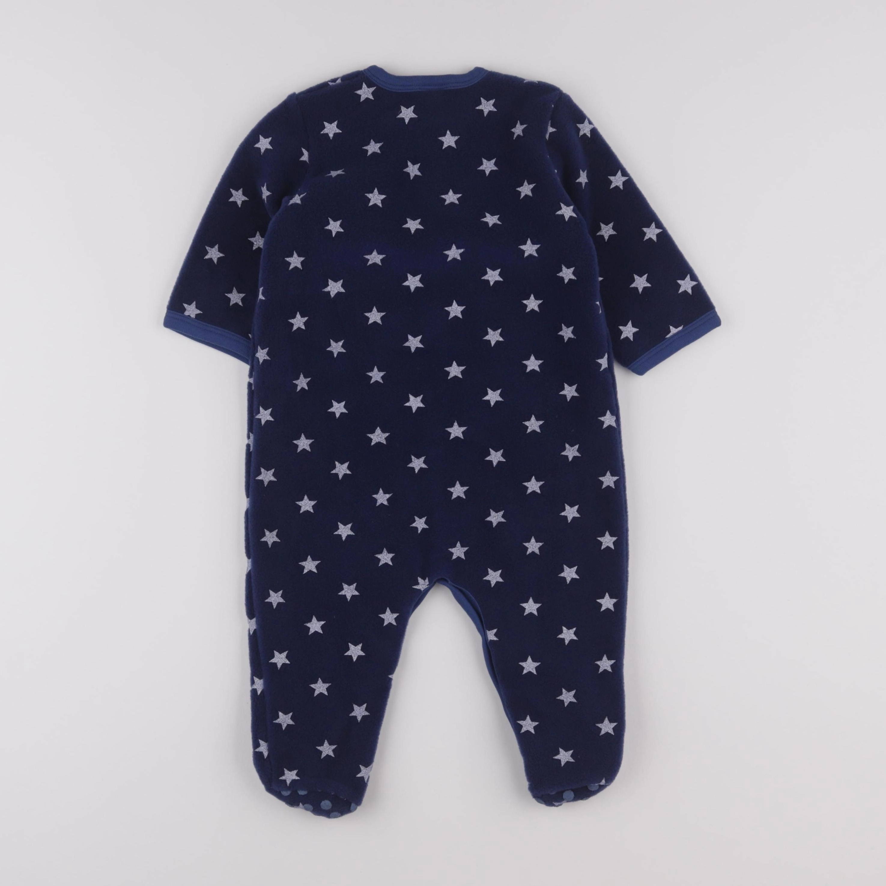 Petit Bateau - pyjama coton bleu - 9 mois