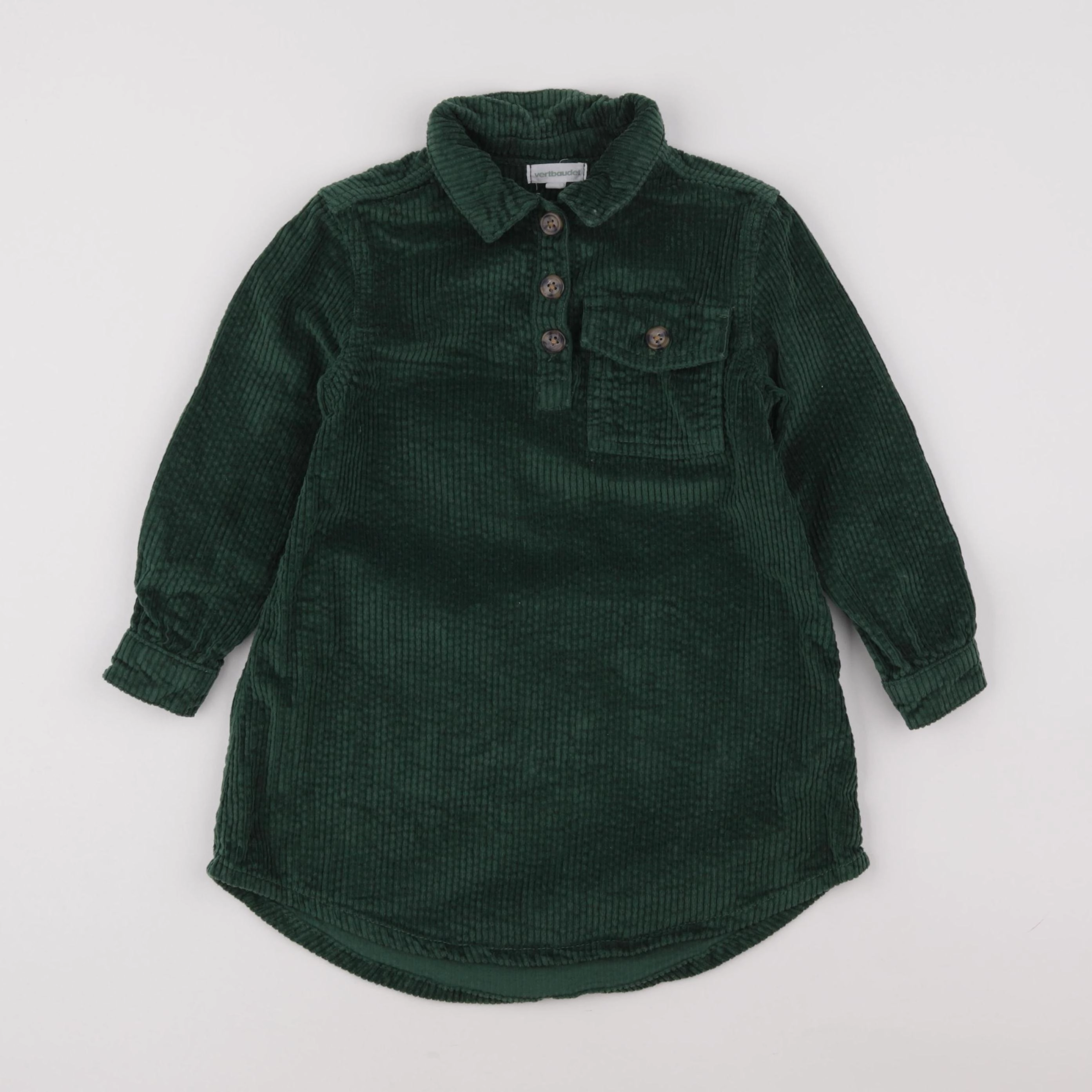 Vertbaudet - robe vert - 5 ans