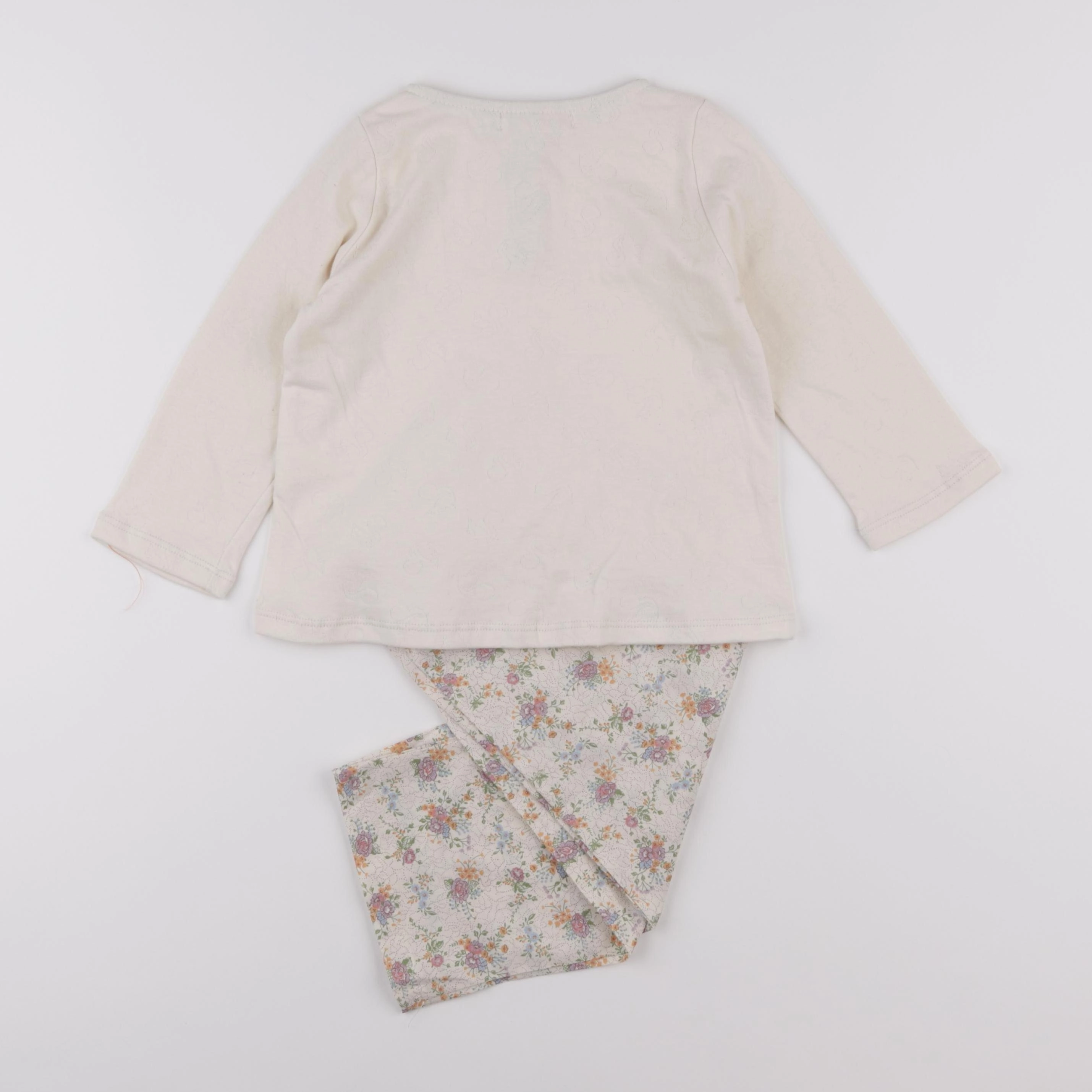 Risu Risu - pyjama coton beige - 2 ans