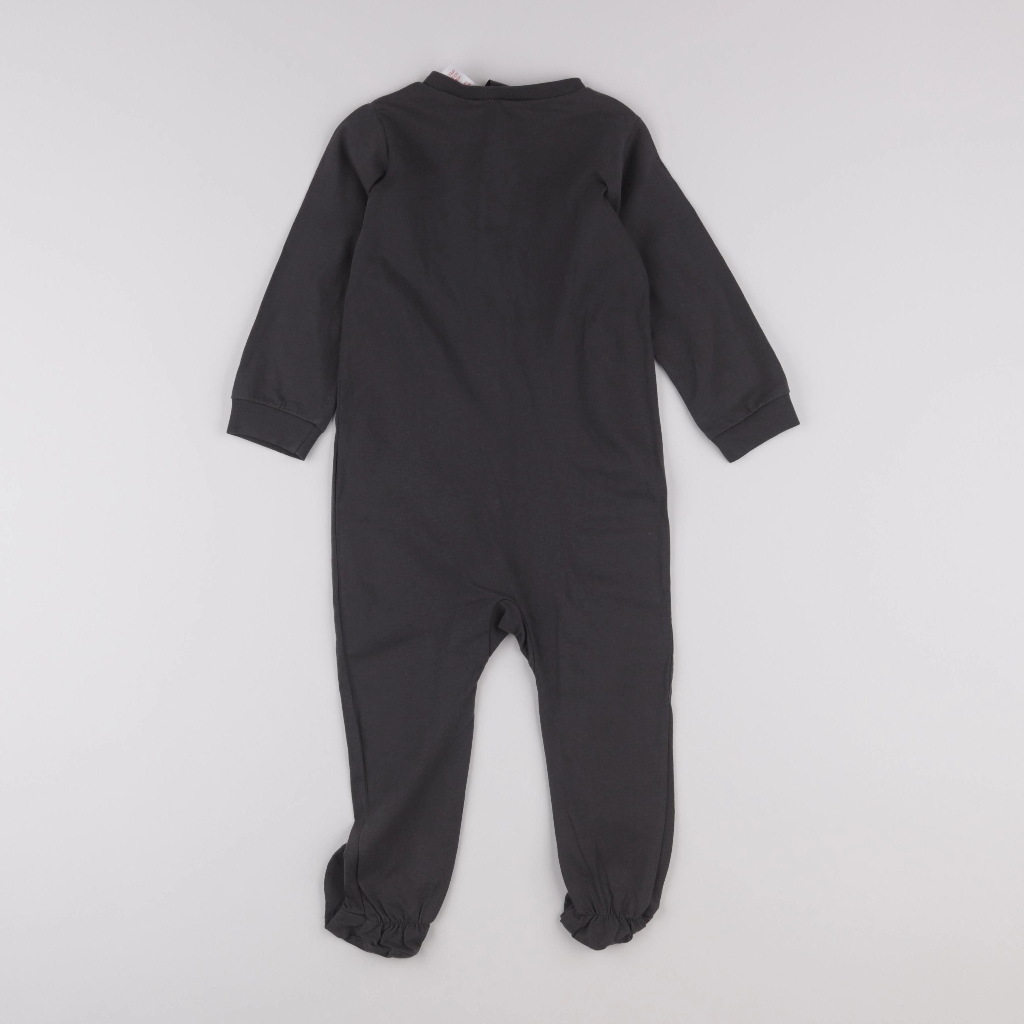 H&M - pyjama coton gris - 18/24 mois
