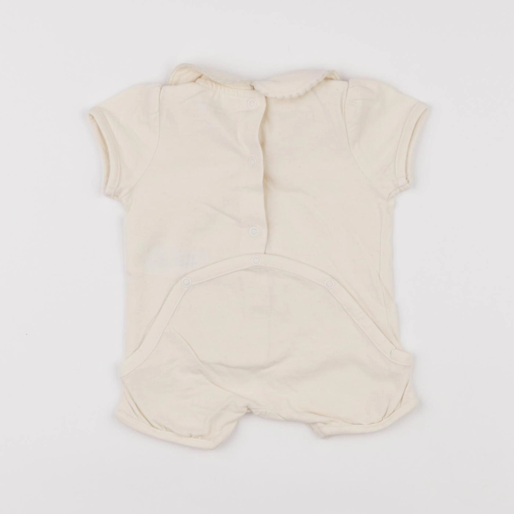 Vertbaudet - combinaison beige - 1 mois