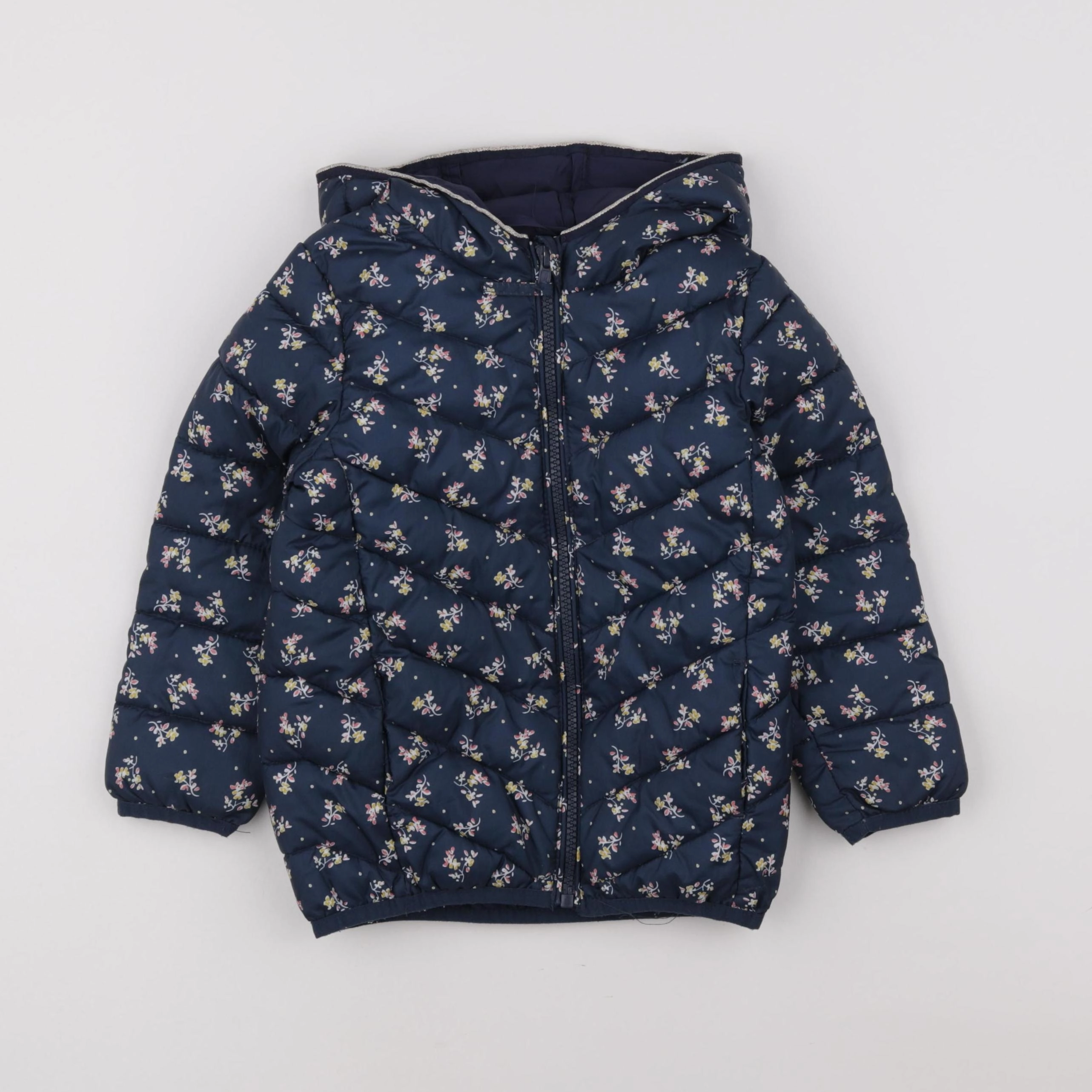 Vertbaudet - doudoune bleu - 4 ans