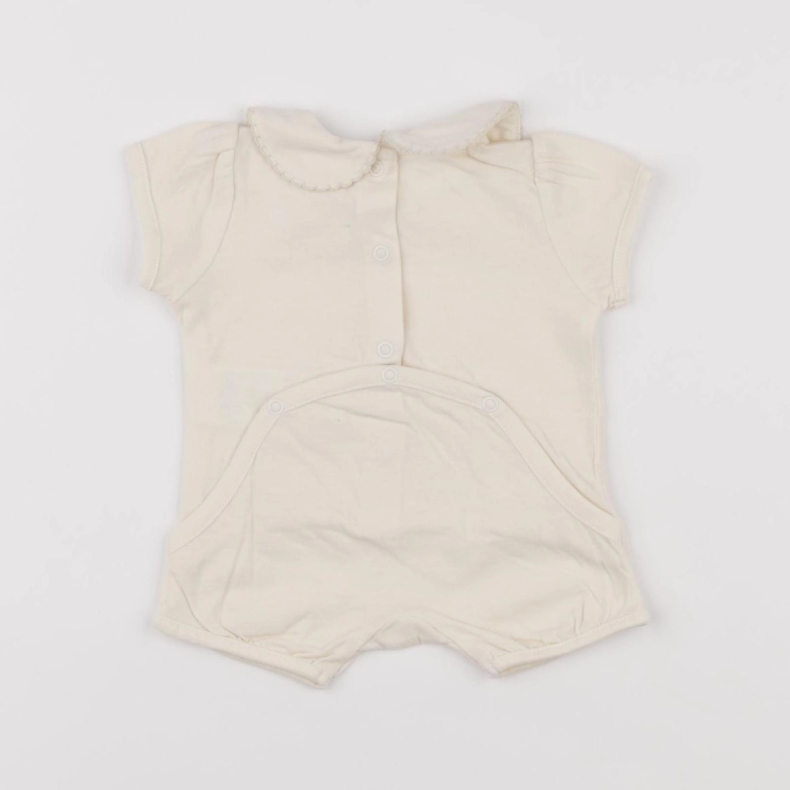 Vertbaudet - combinaison beige - 1 mois
