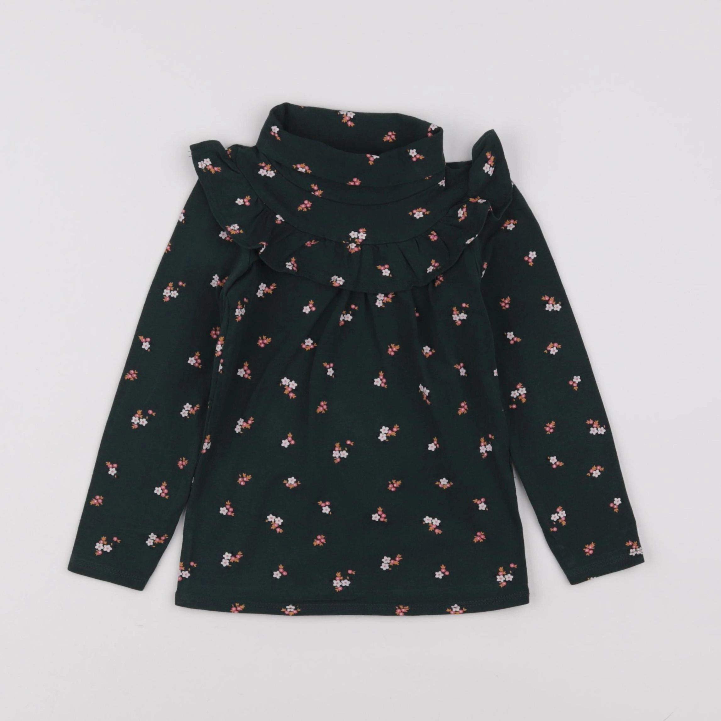 Vertbaudet - sous-pull vert - 4 ans