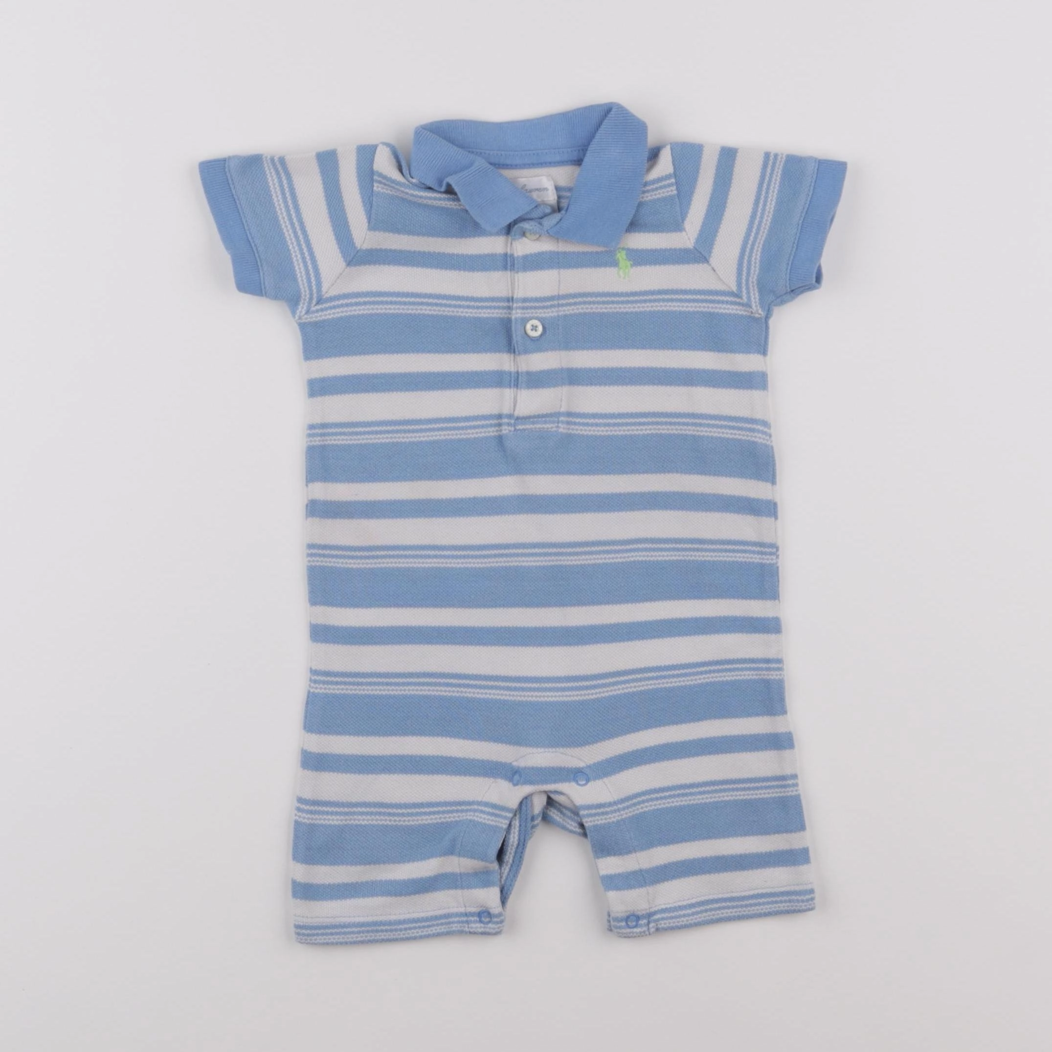 Ralph Lauren - combinaison blanc, bleu - 6 mois