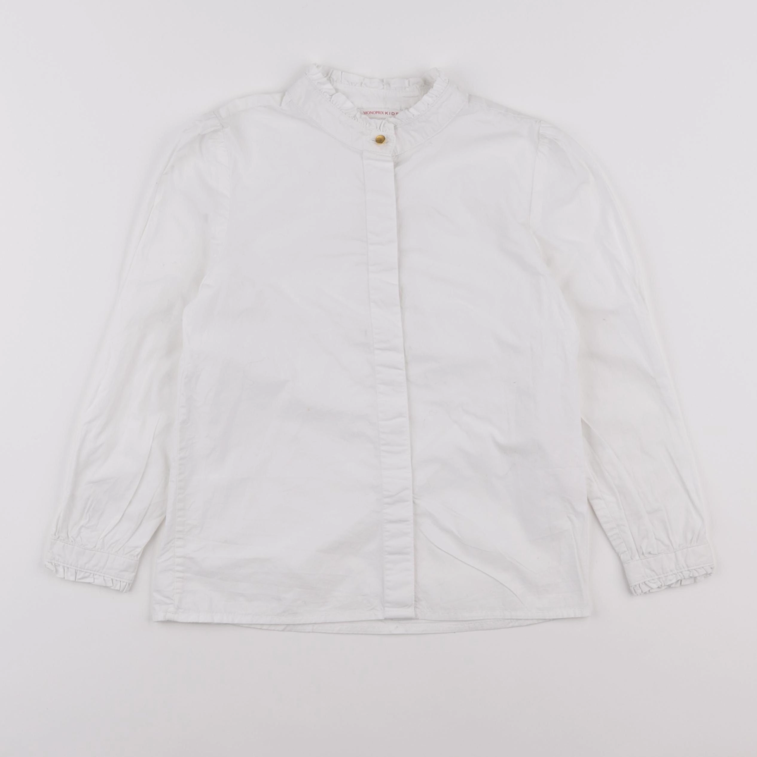 Monoprix - blouse blanc - 8 ans