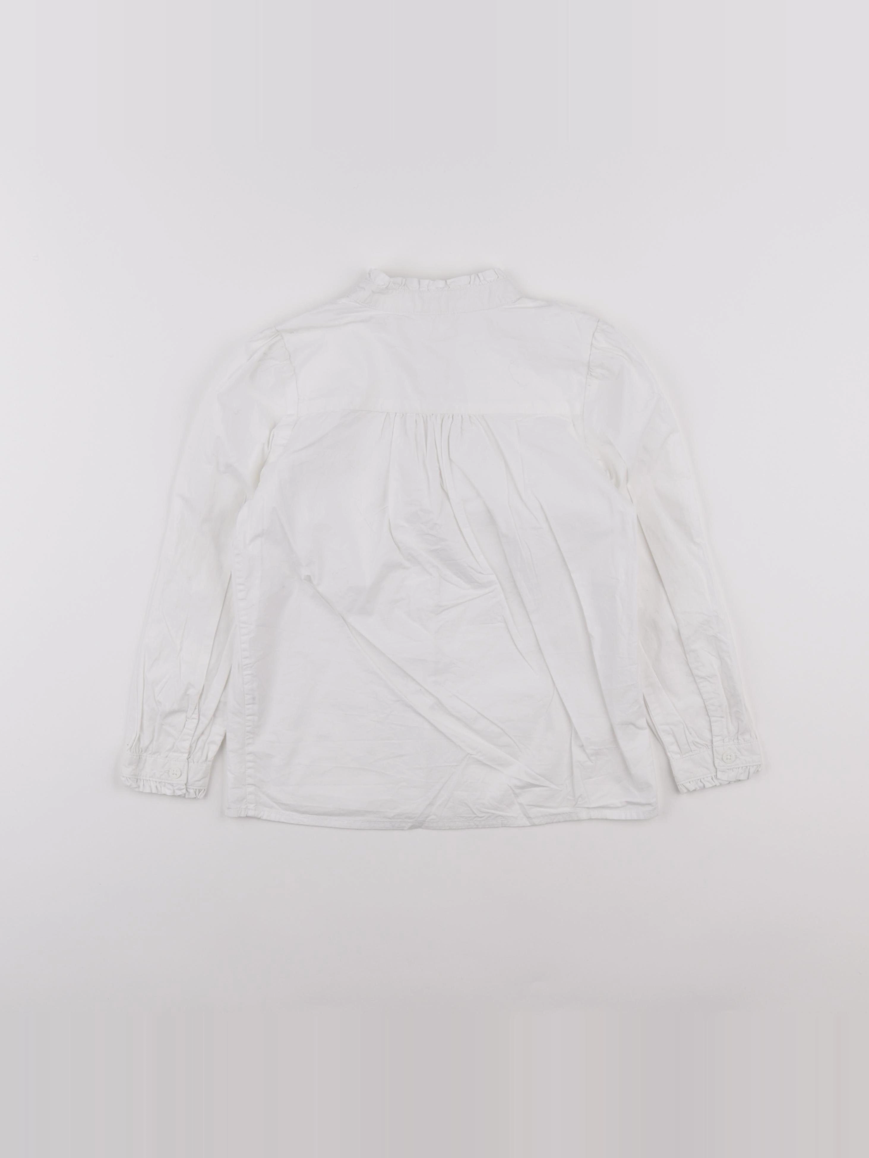 Monoprix - blouse blanc - 8 ans