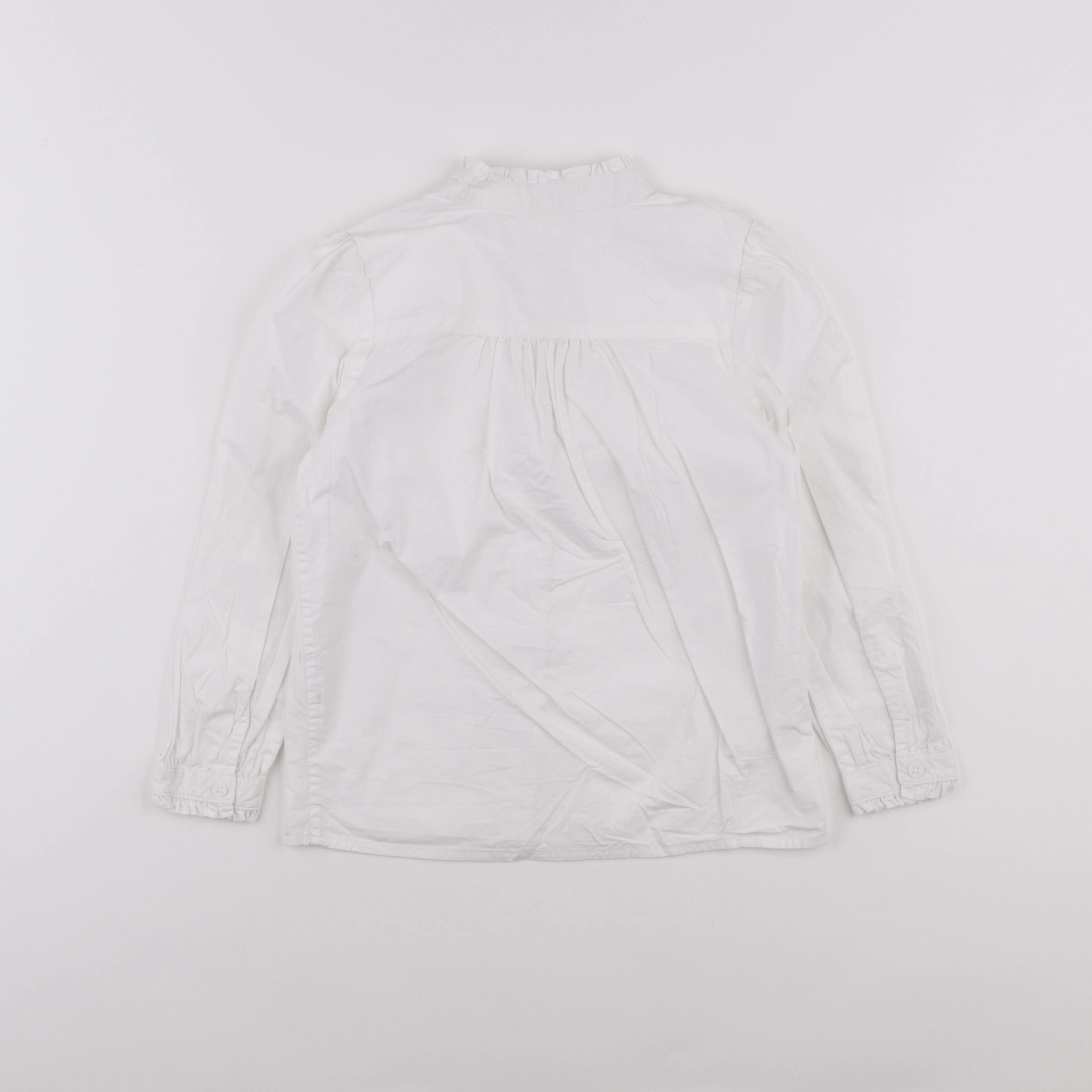 Monoprix - blouse blanc - 8 ans