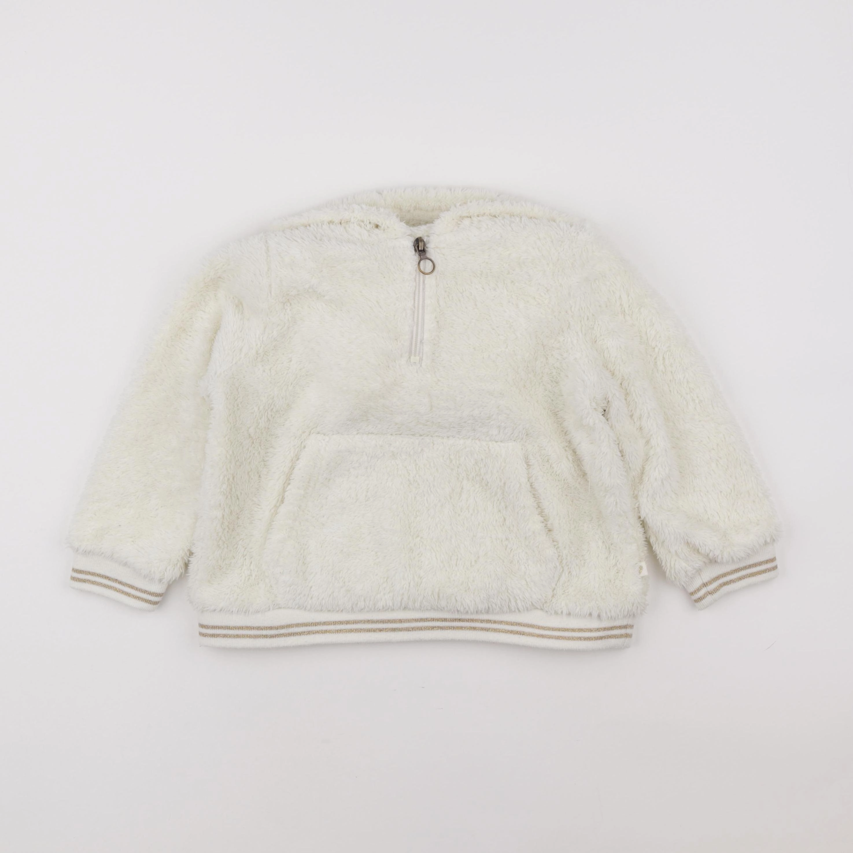 Vertbaudet - sweat blanc - 6 ans