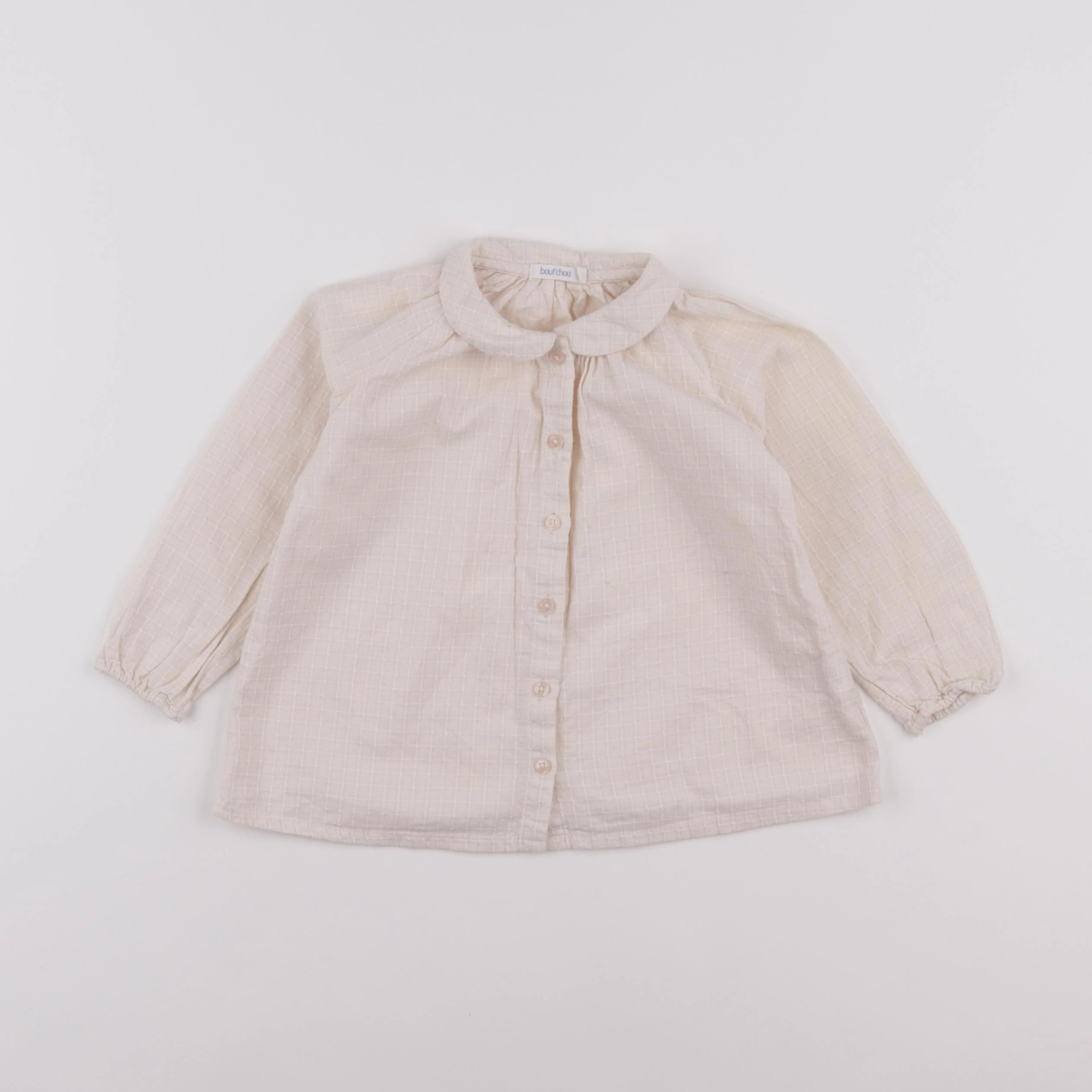 Boutchou - blouse beige - 24 mois