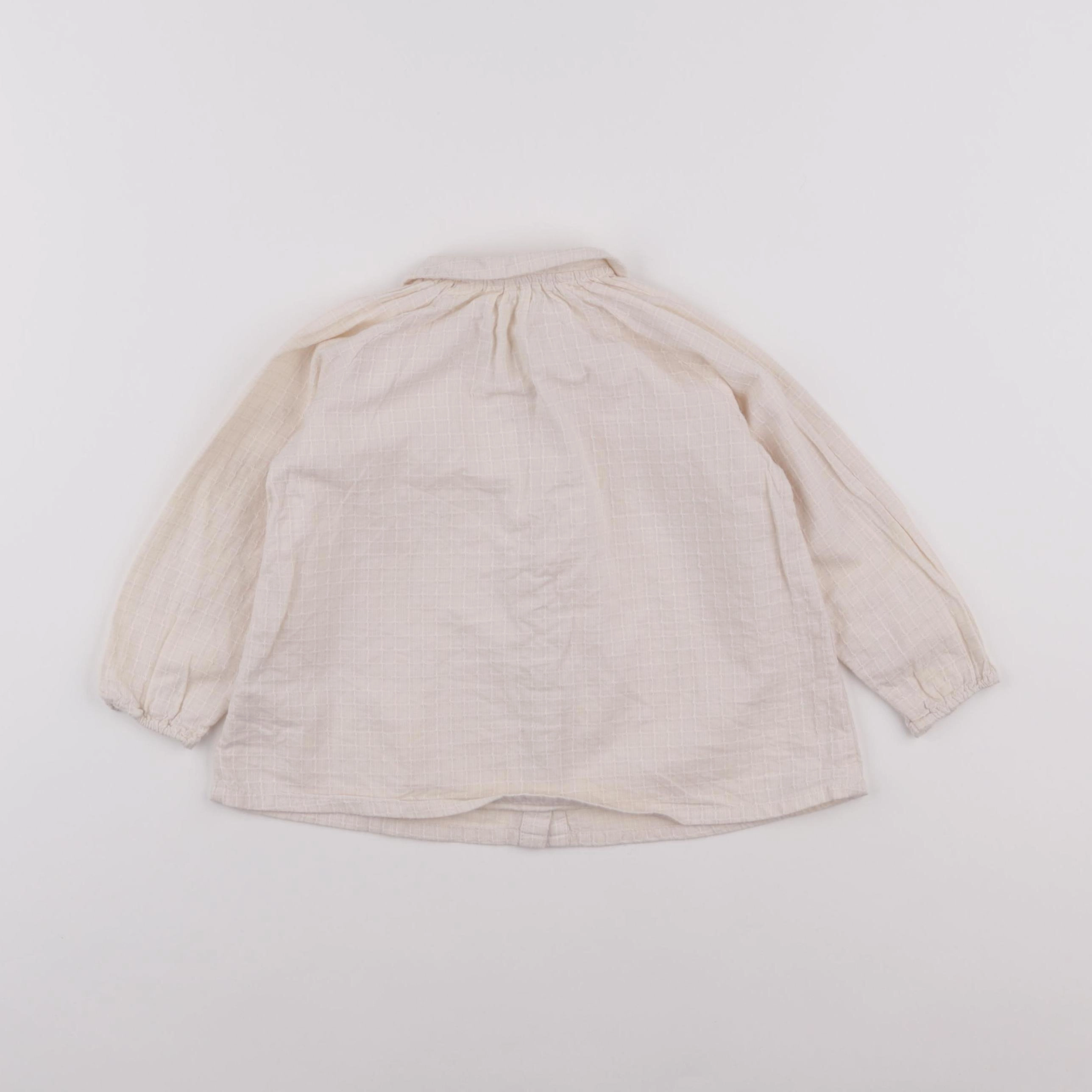 Boutchou - blouse beige - 24 mois